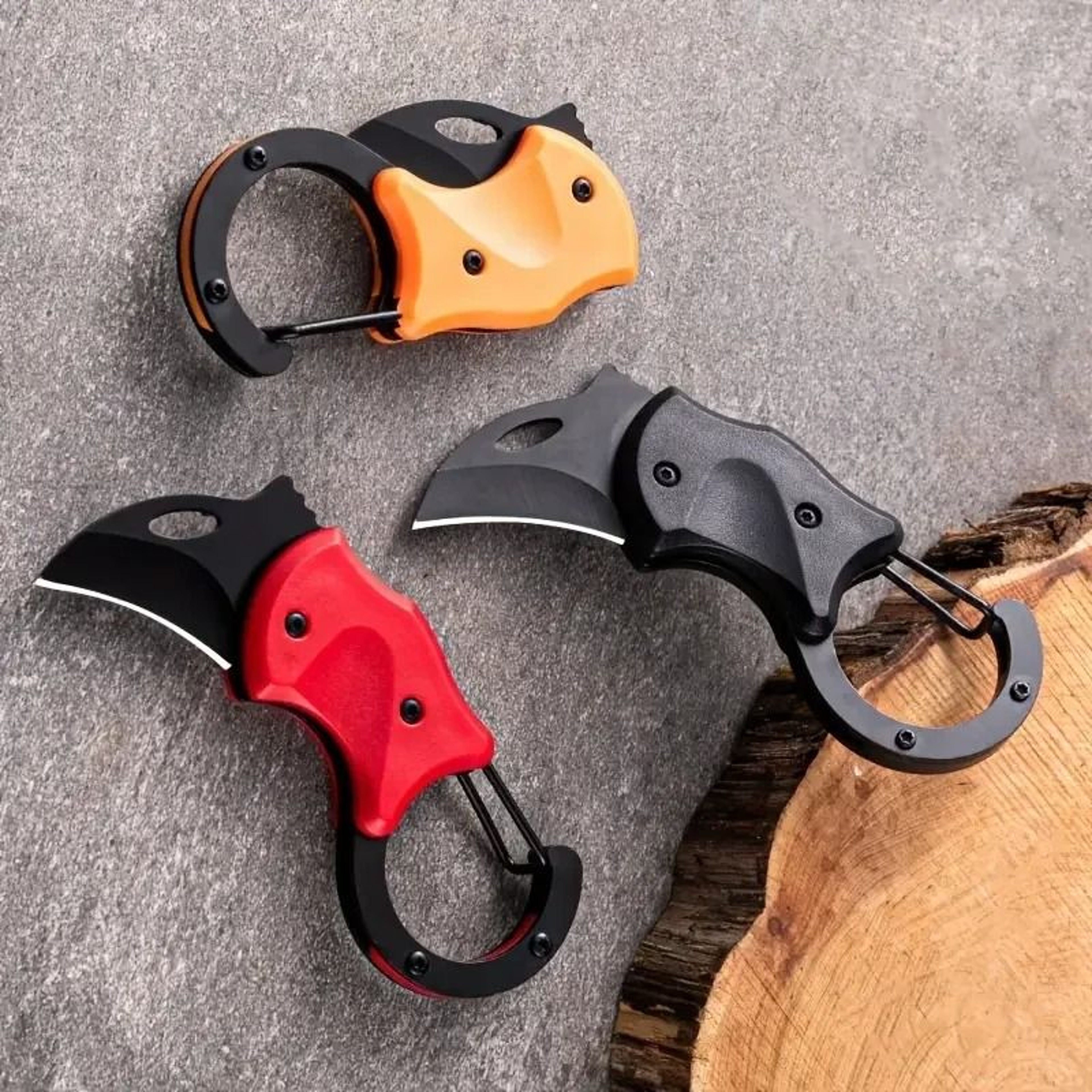 Mini Fox Necklace  Keychain Pocket Knife 1