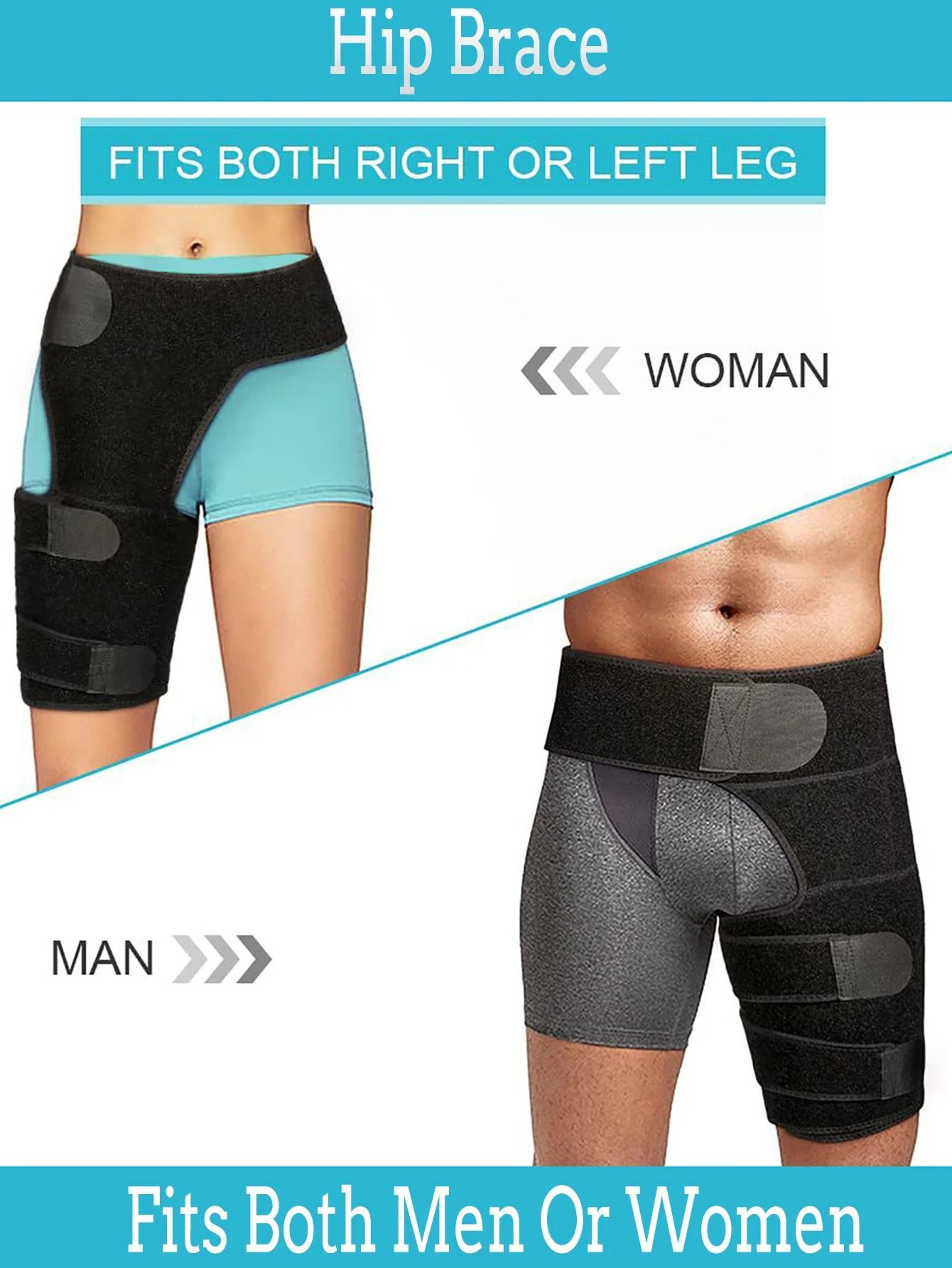 Professional Hip And Thigh Compression Support Wrap 4
