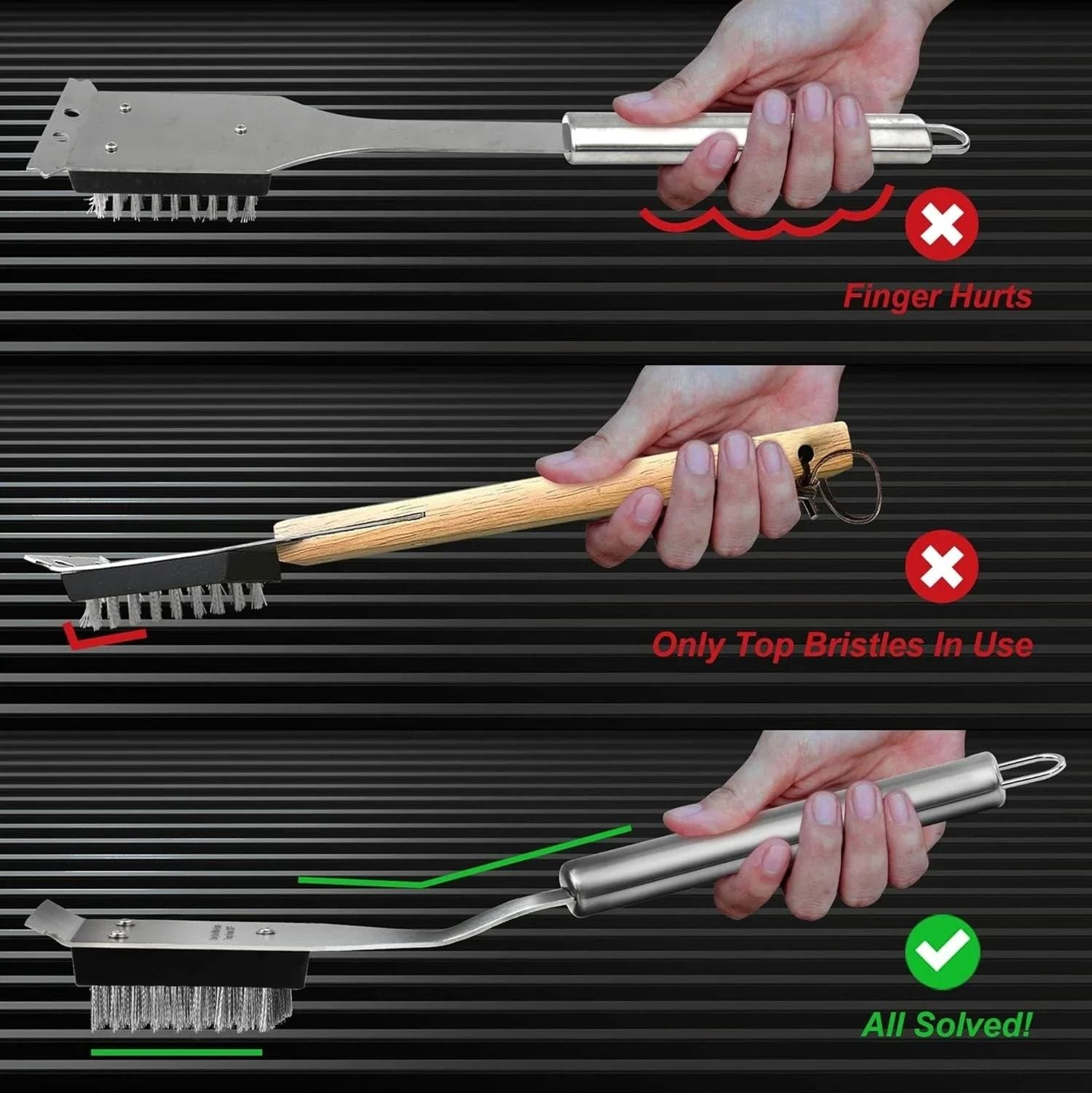 IndustrialStandard 165 BBQ Grill Brush And Scraper 3