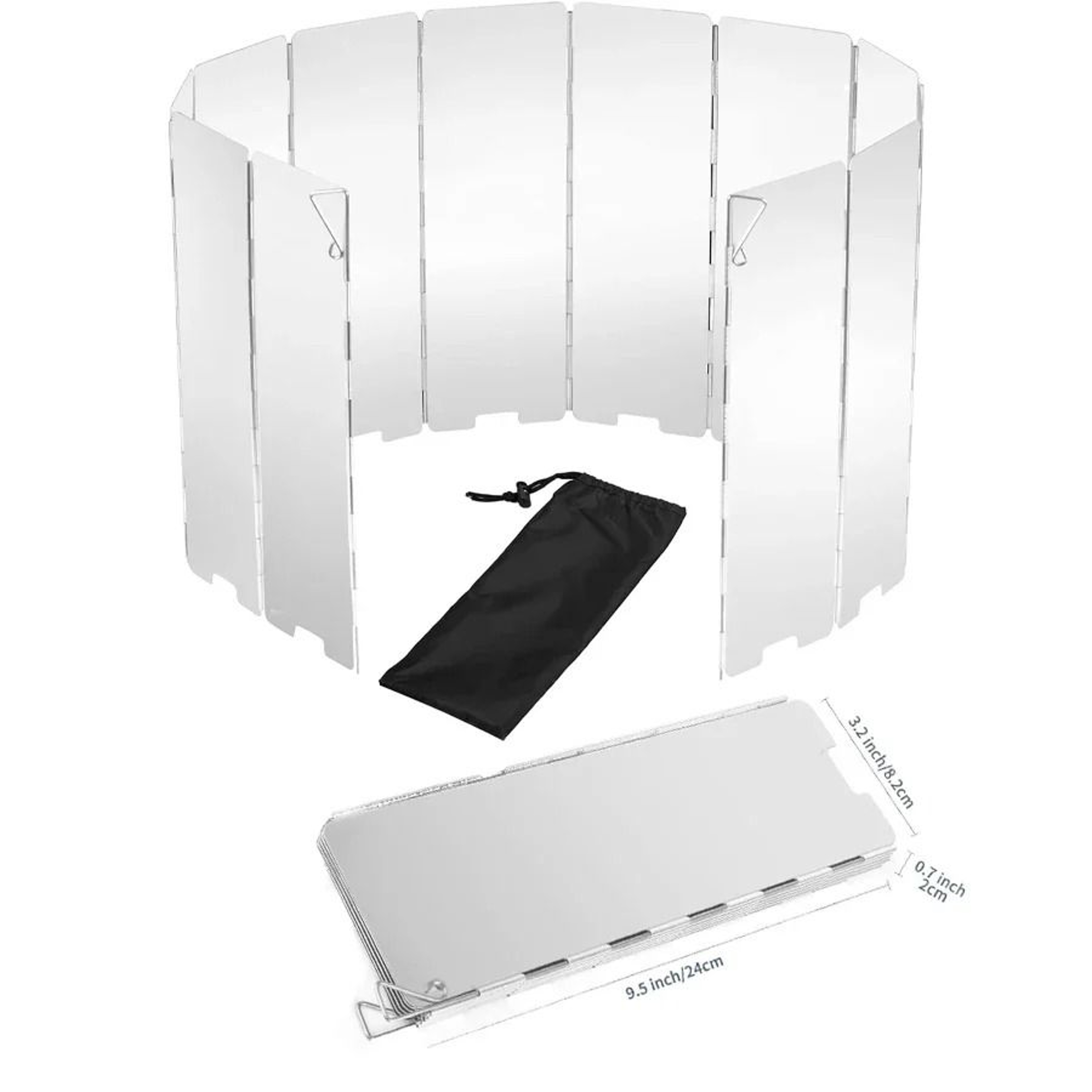 IndustrialStandard Aluminum Folding Stove Windscreen 7
