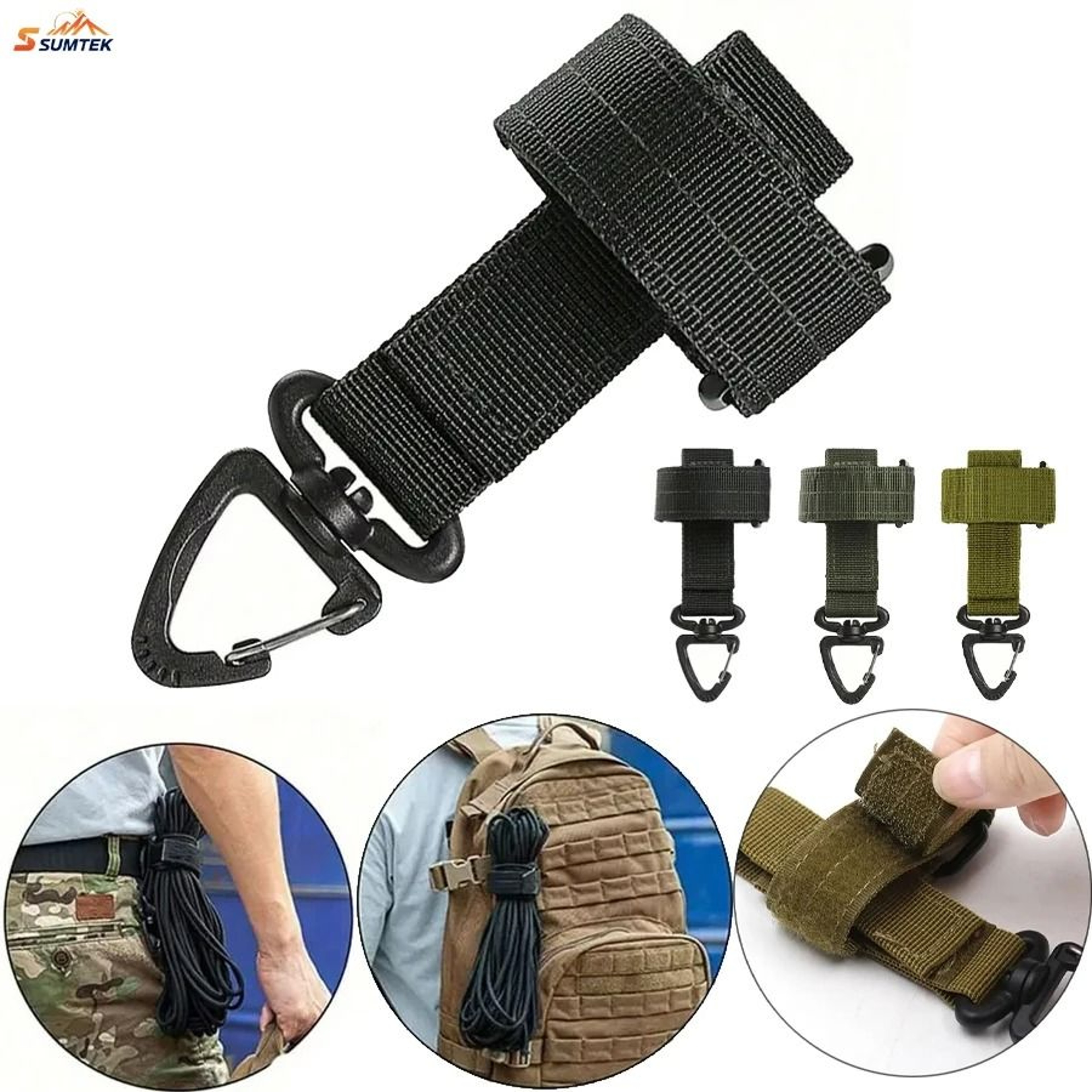 HighPerformance Rope Buckle And Glove Holder 0