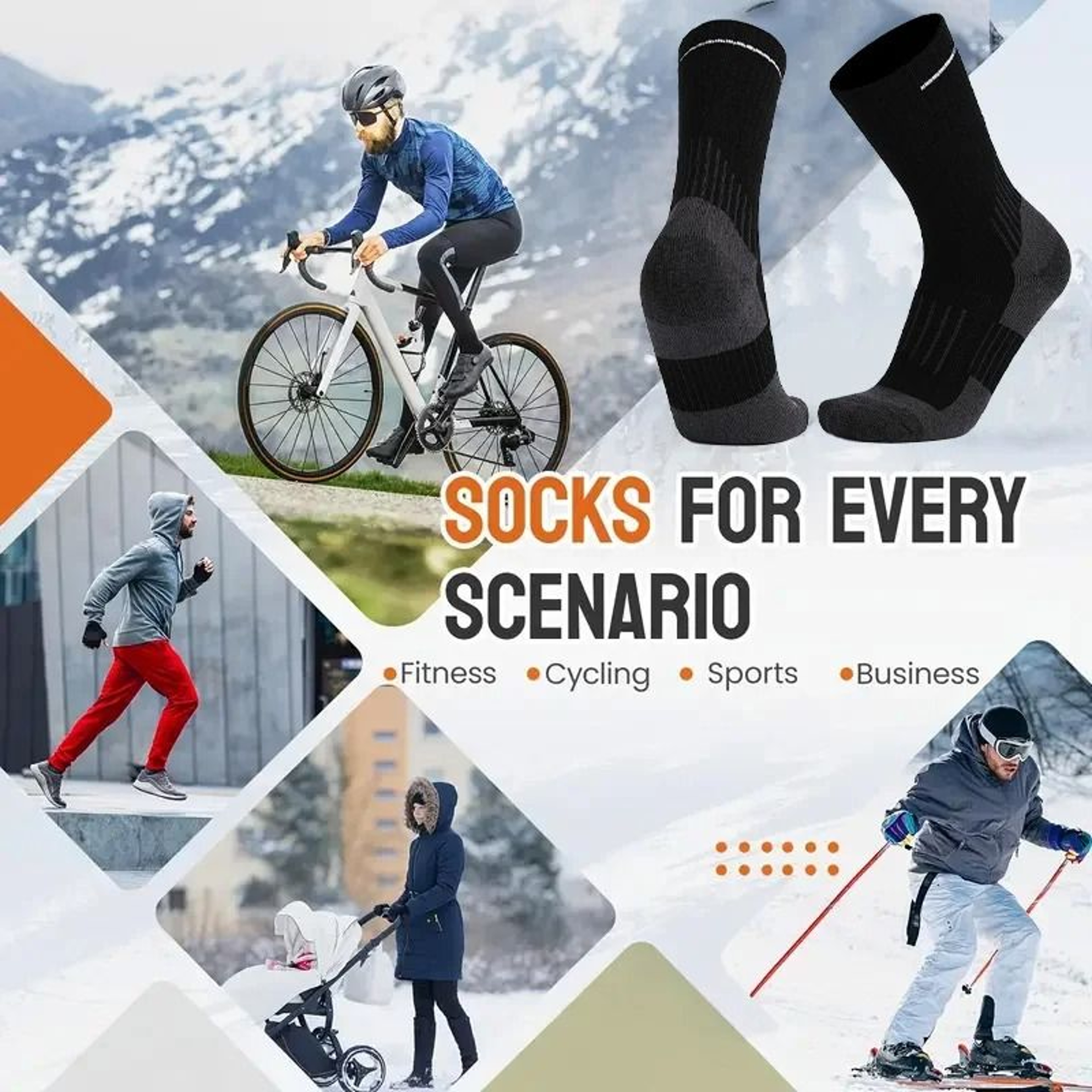 IndustrialStandard Merino Wool Hiking Socks 4