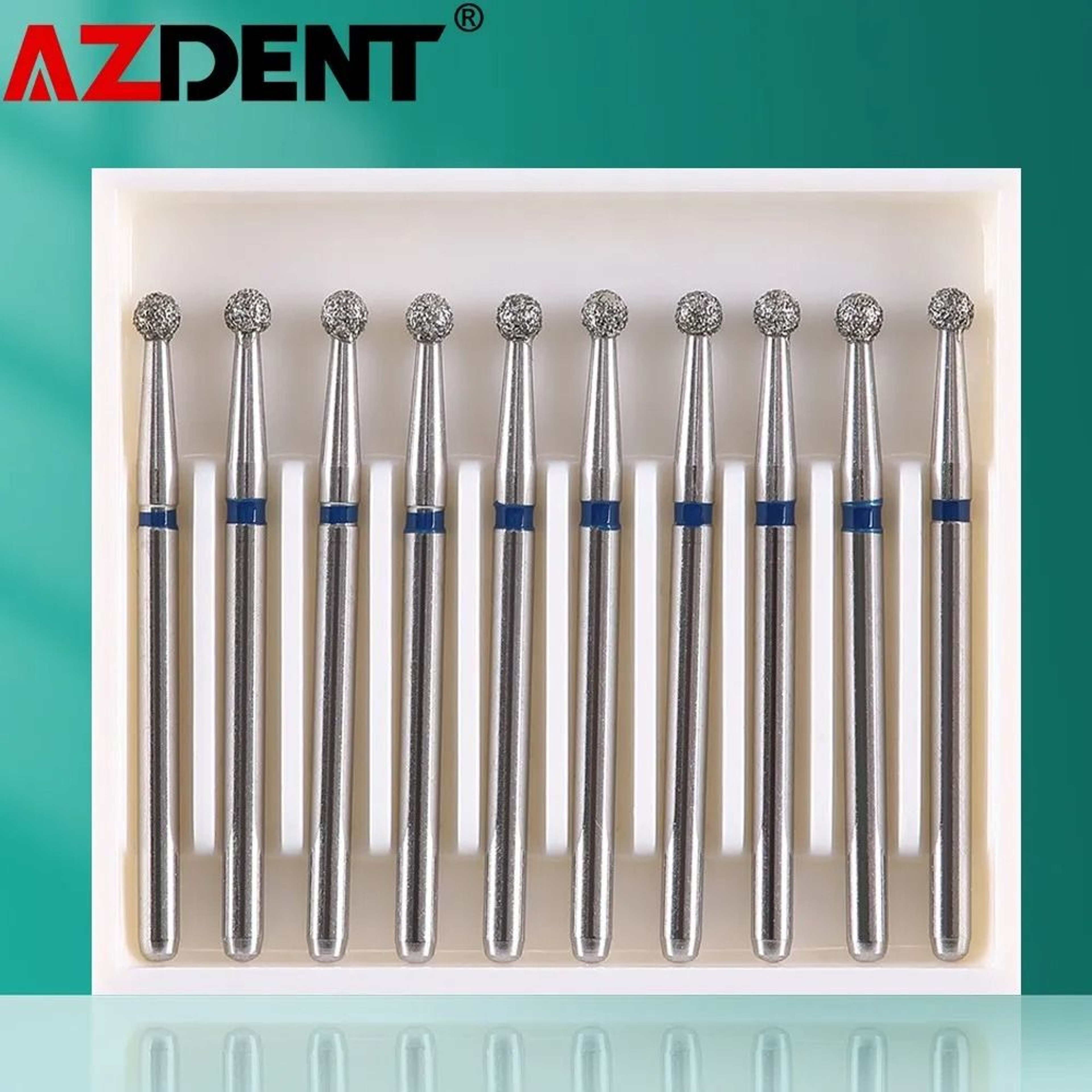 AZDENT Dental Diamond Burs High Speed Drill 0
