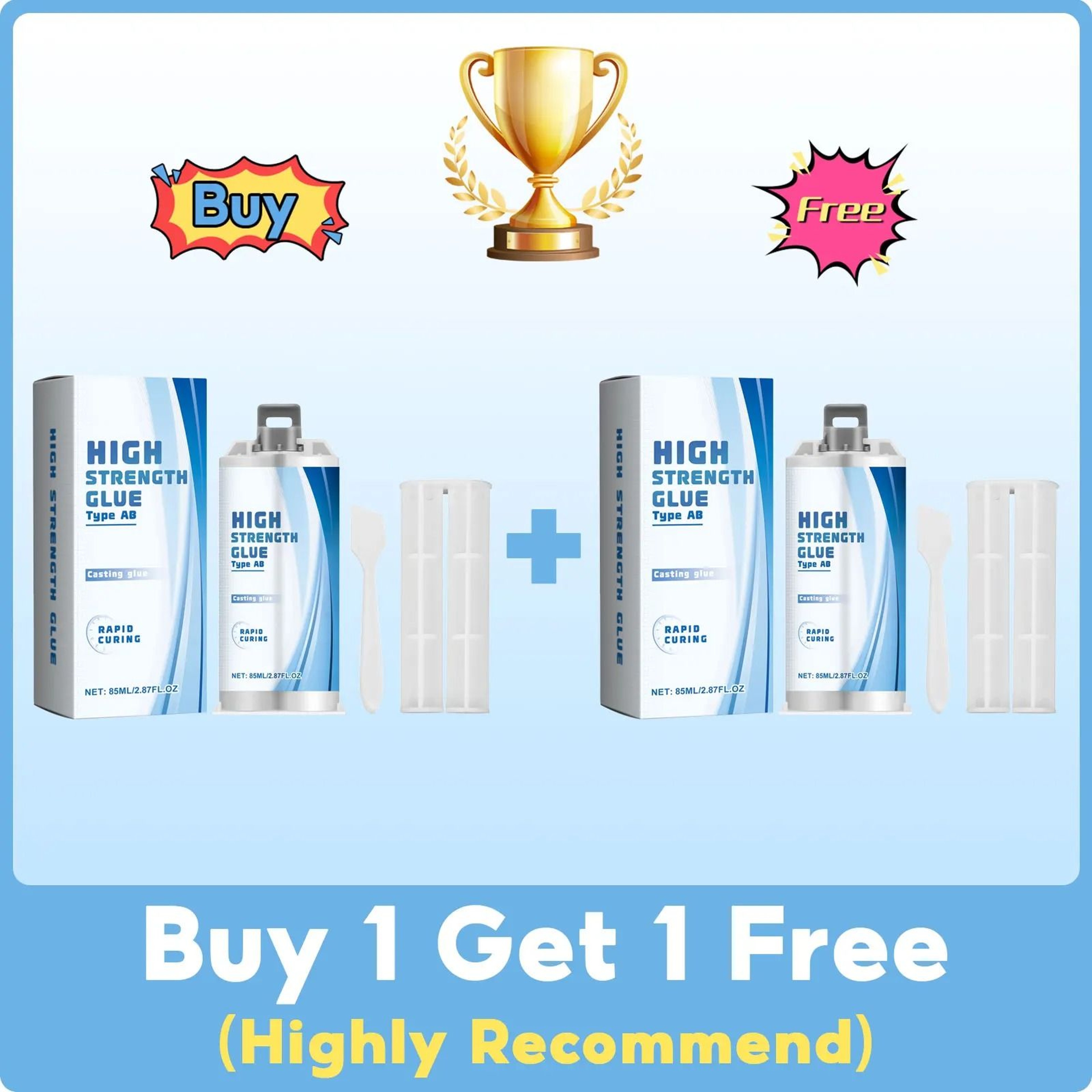 High Strength Metal Repair AB Glue Sealant 7