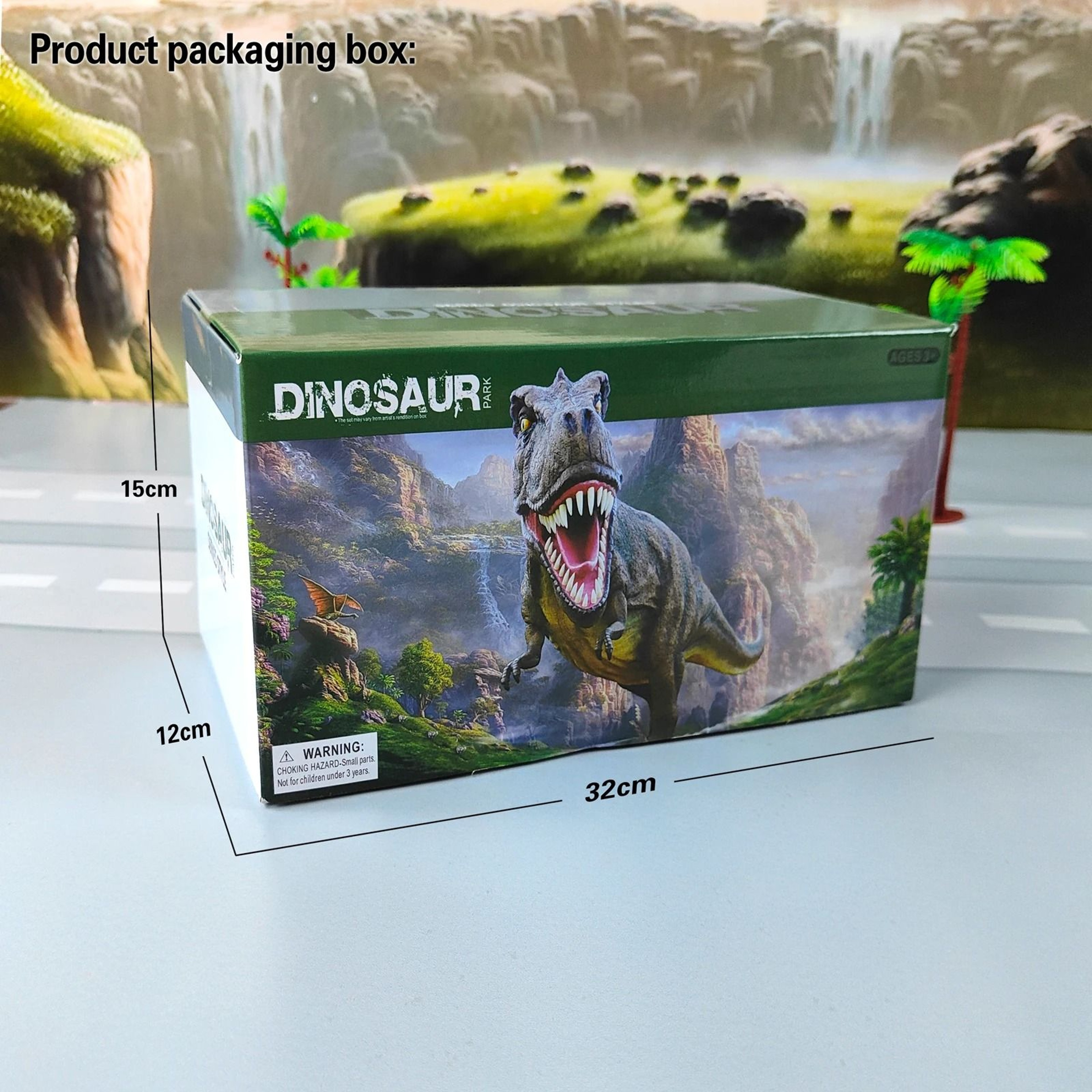 Magic Climbing Electric Dinosaur Railway Toy Set 4