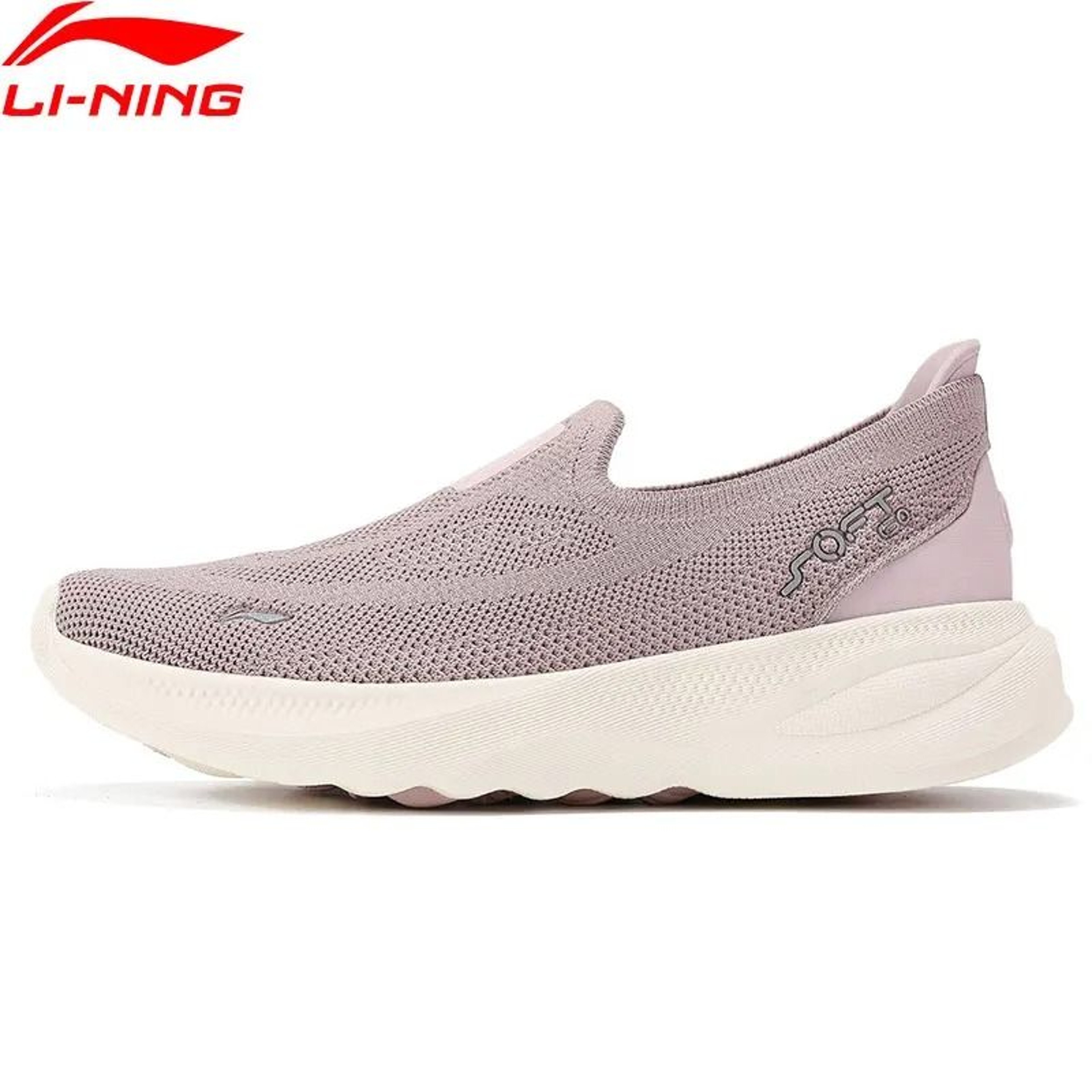 LiNing Womens SOFT GO 2 KNIT SlipOn Walking Shoes 2
