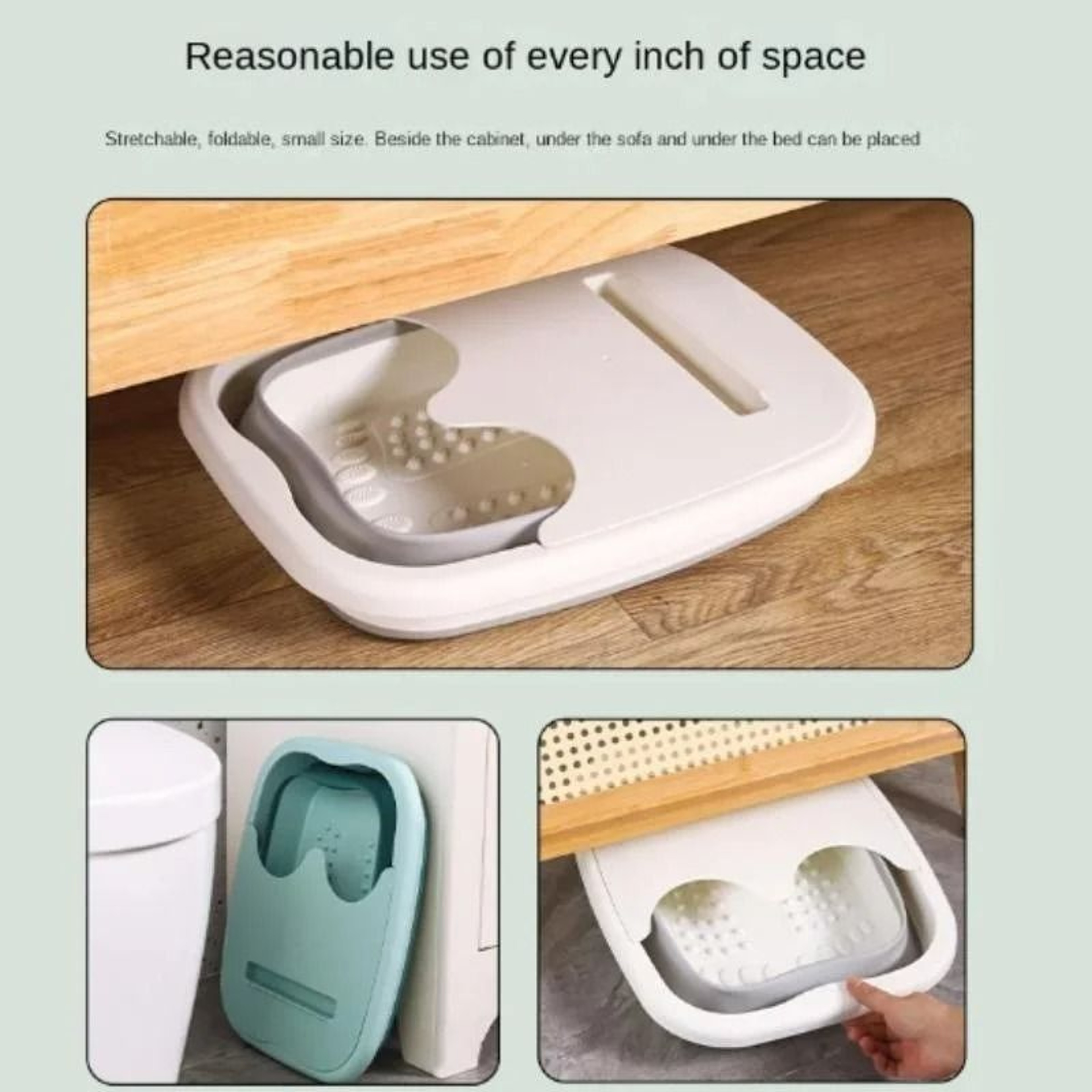 Foldable Spa Footbath Massage Bucket 4