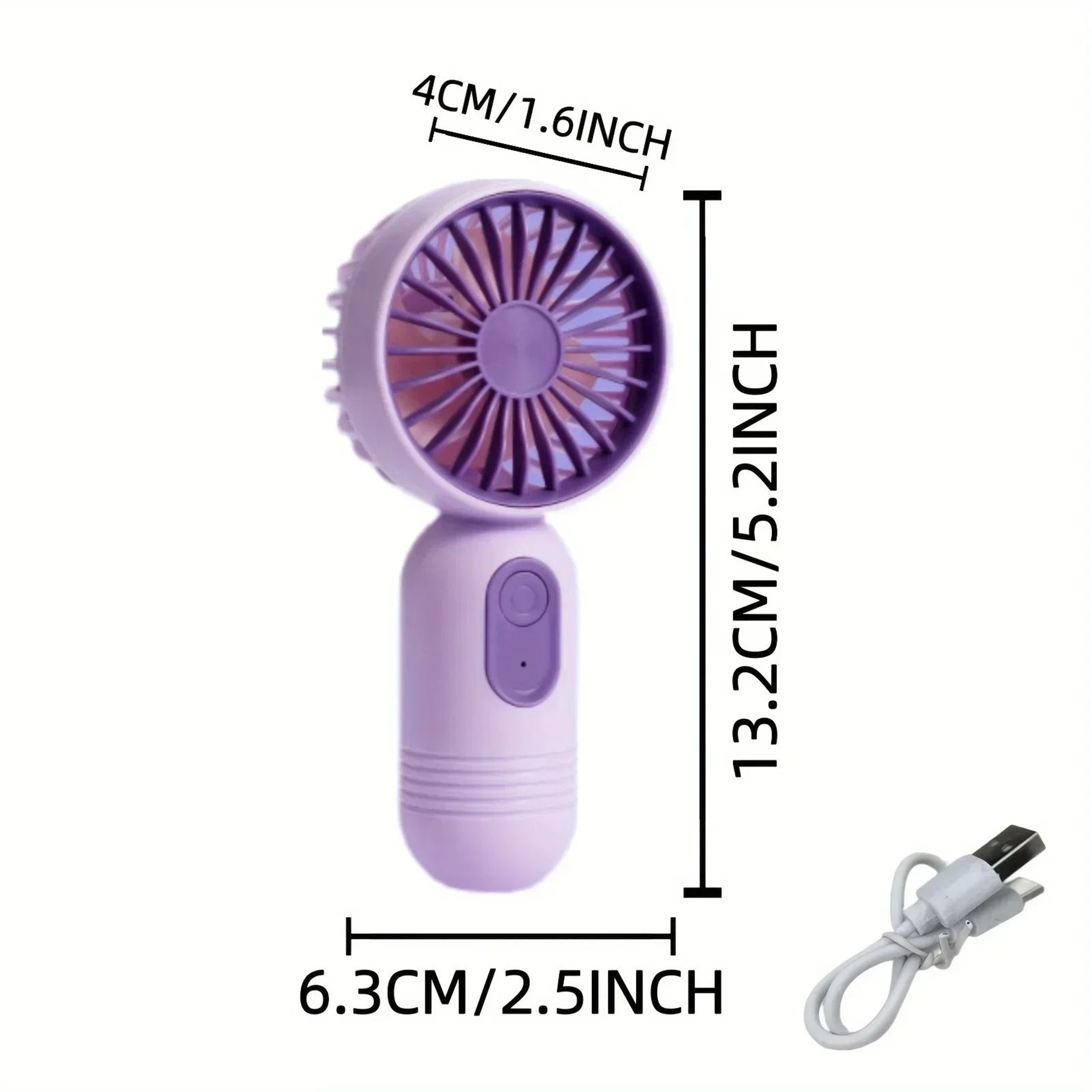 Portable Travel  Office Mini USB Handheld Fan 5