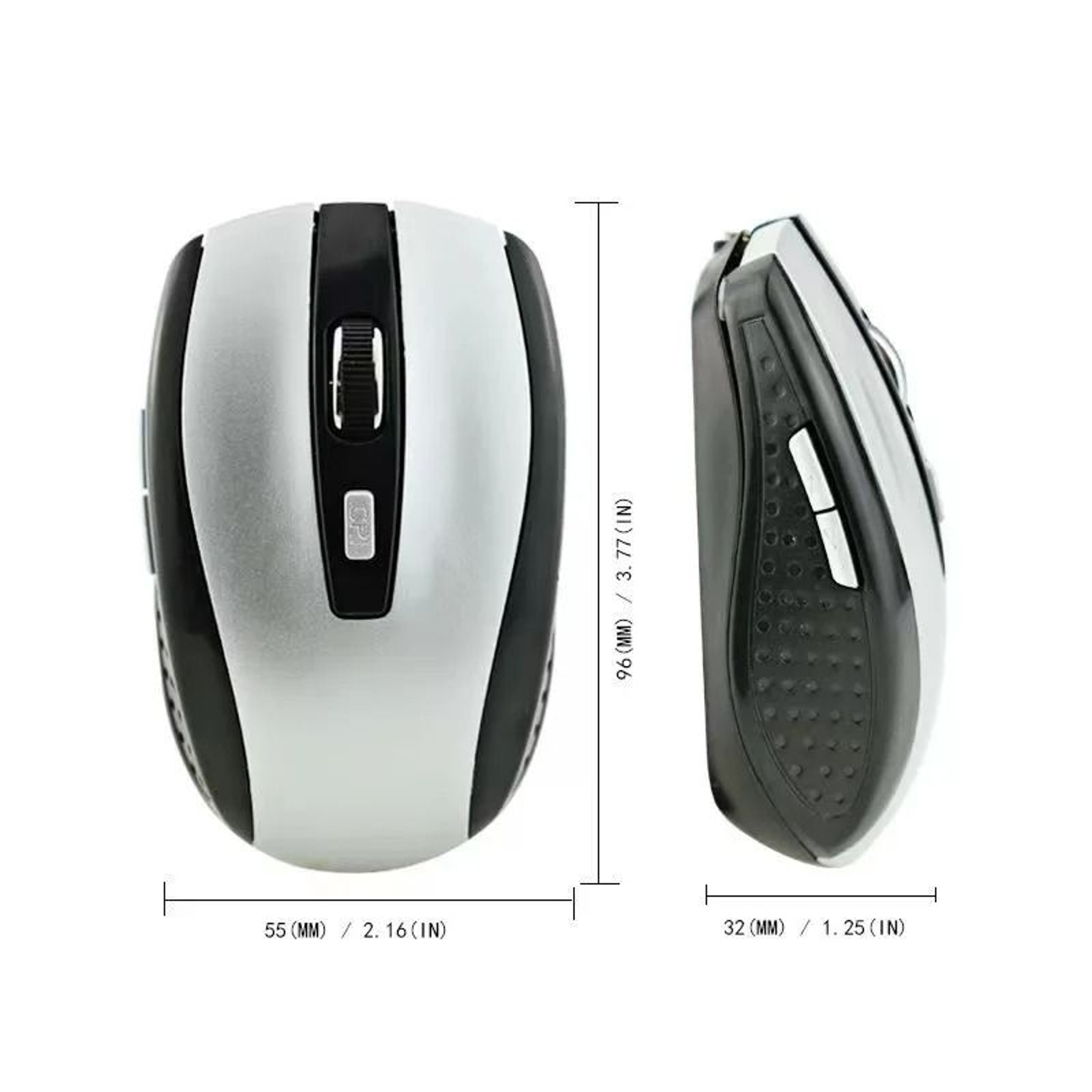 Ergonomic 24G Wireless Optical Mouse 9