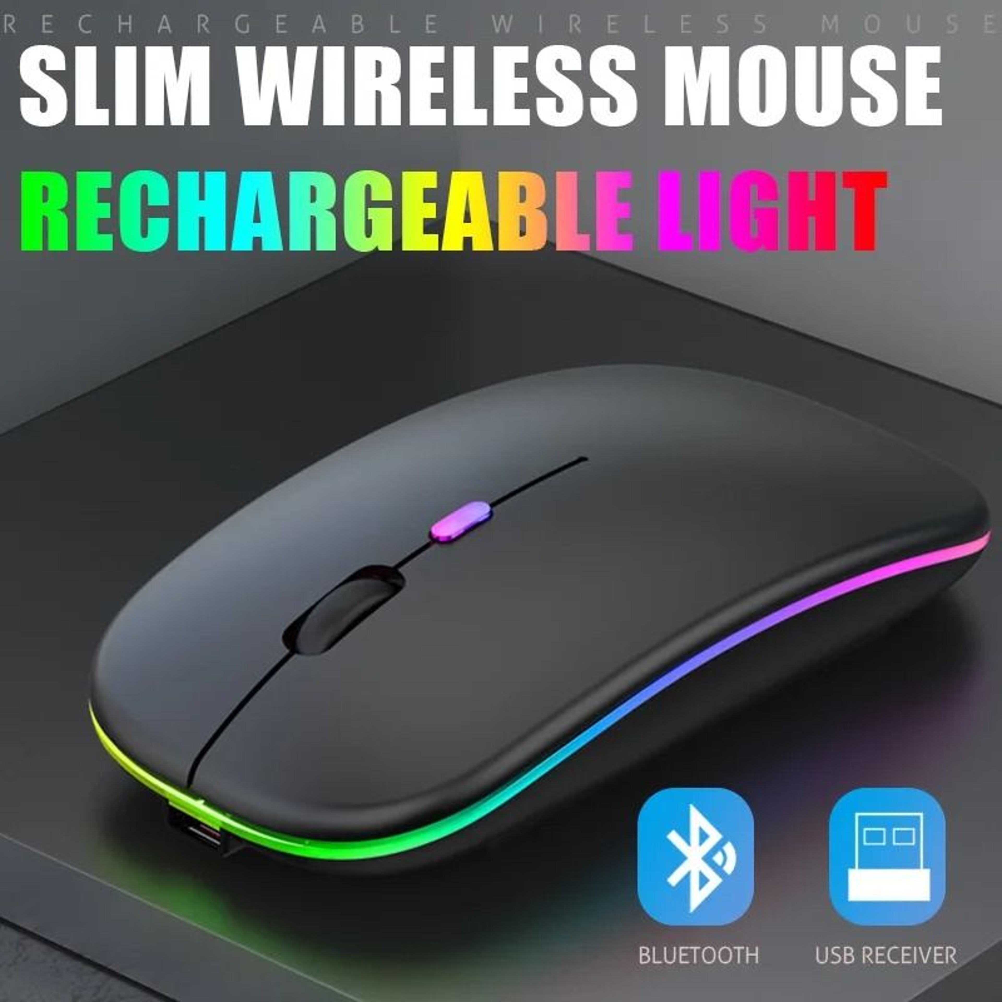 Luminous DualMode Wireless Charging Mouse 0