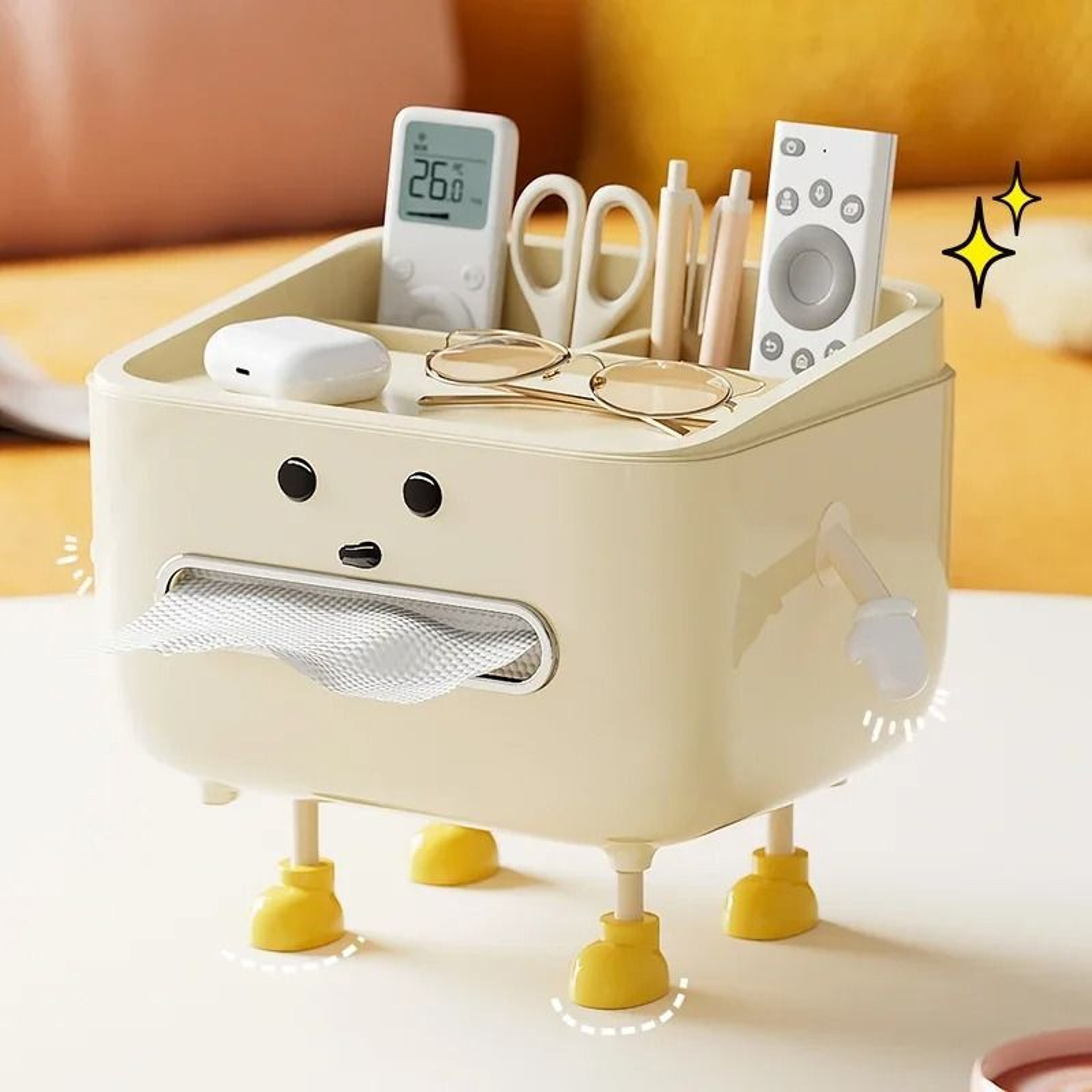 BackToSchool Desktop Desktop Paper Towel  Organizer Box 1