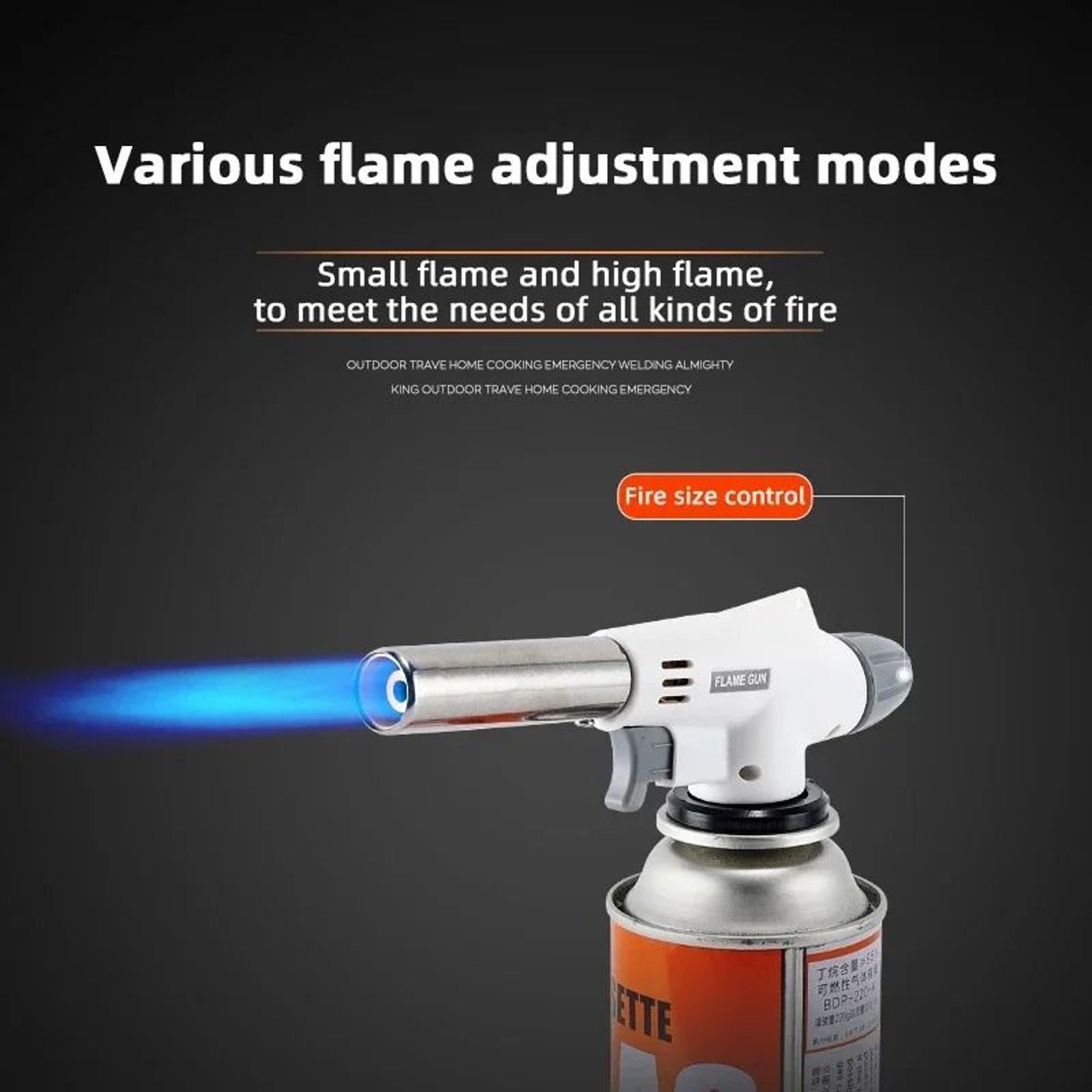 AutoIgnition Butane Gas Cooking Torch 3