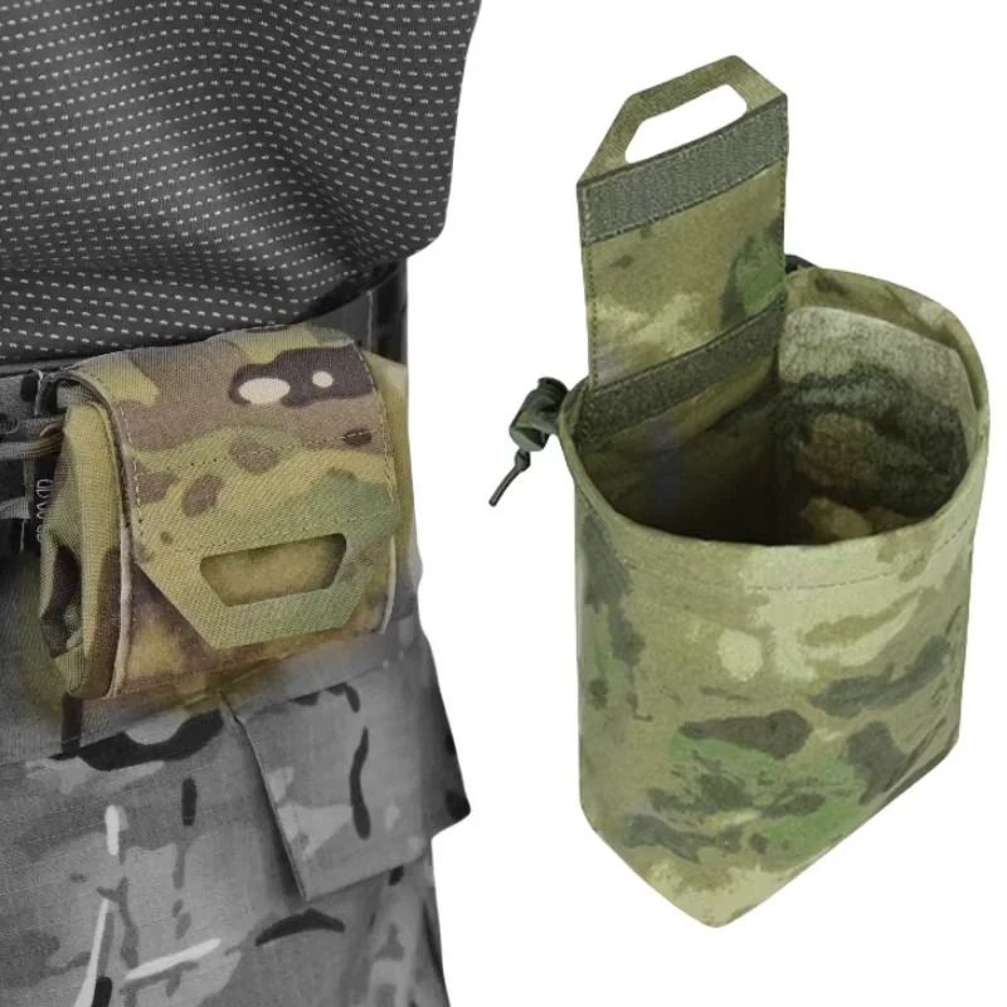 Molle Mini Folding Dump  Recycling Pouch 1