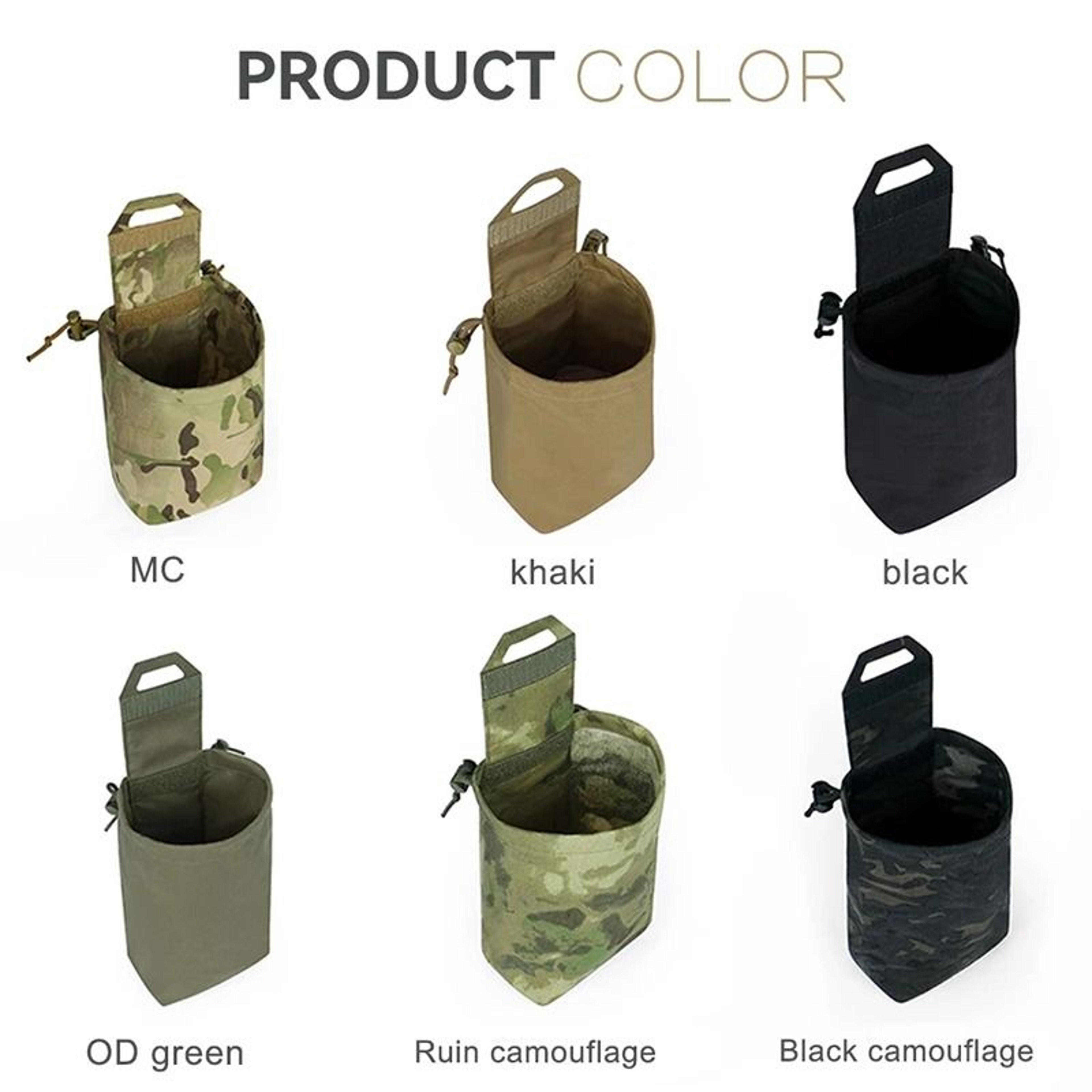 Molle Mini Folding Dump  Recycling Pouch 5