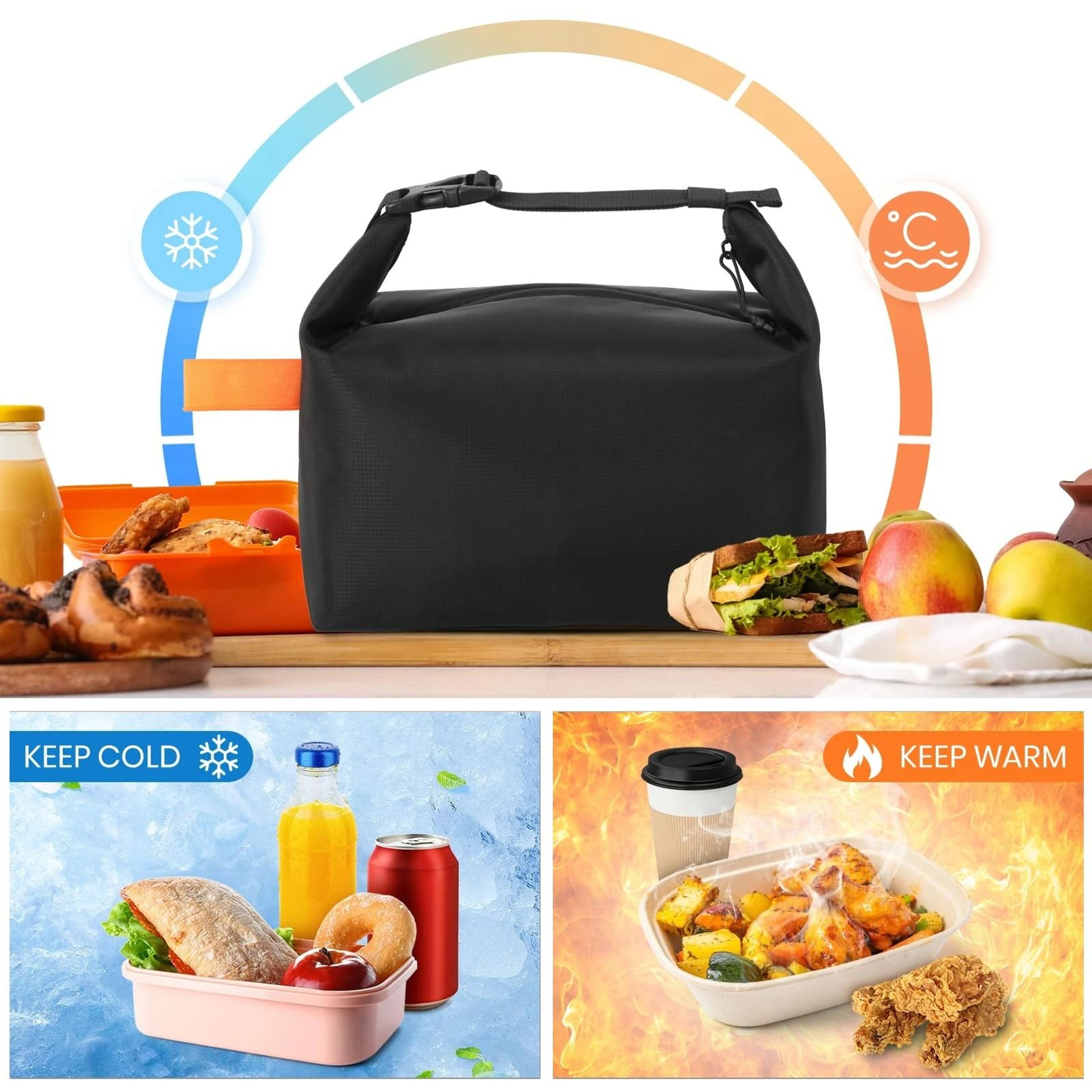 AZMT Insulated Portable Food Storage Handbag 4