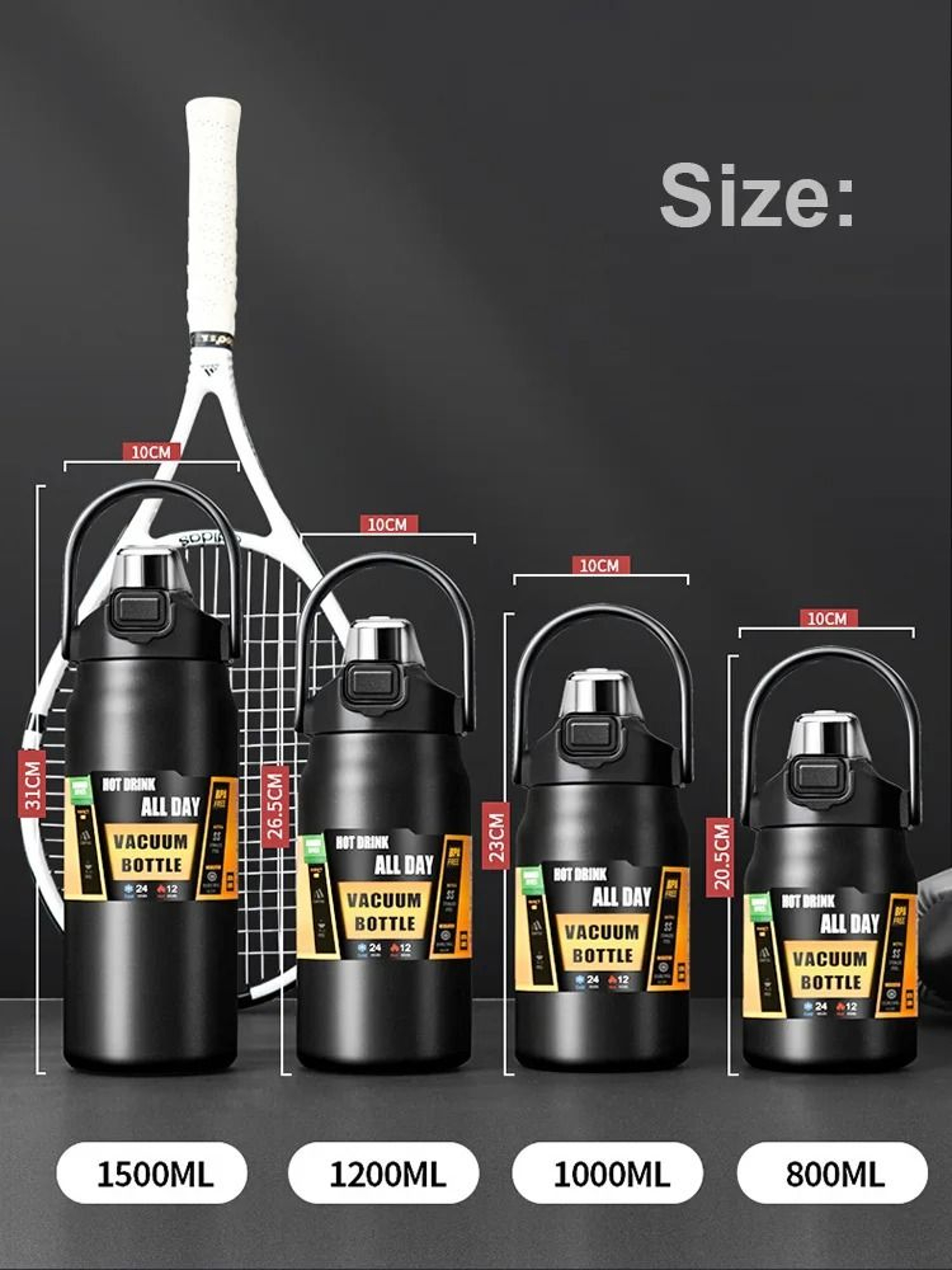 Outdoor Portable Stainless Steel Thermal Vacuum Flask 3