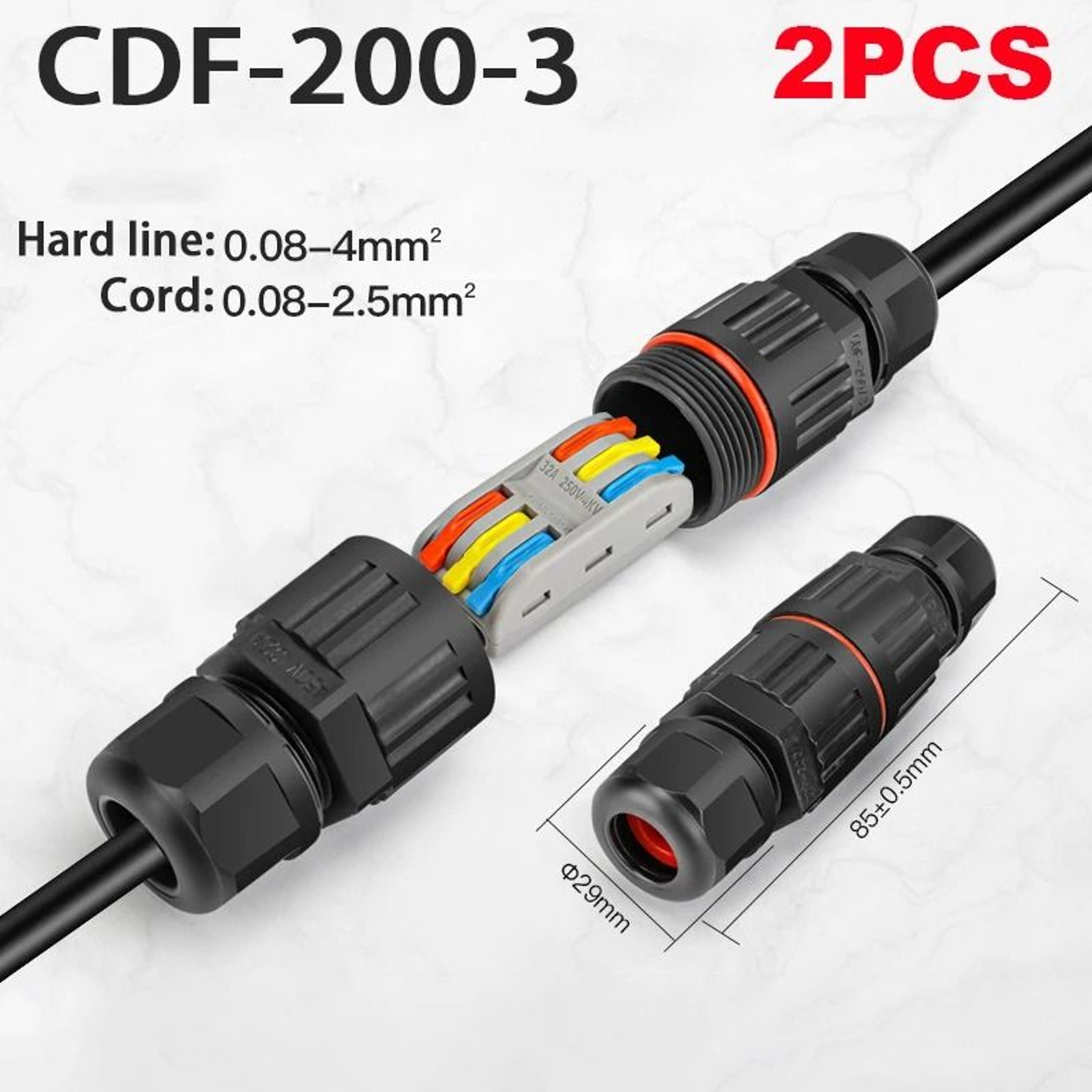 IP68 Waterproof Joint Wire Quick Connector 11