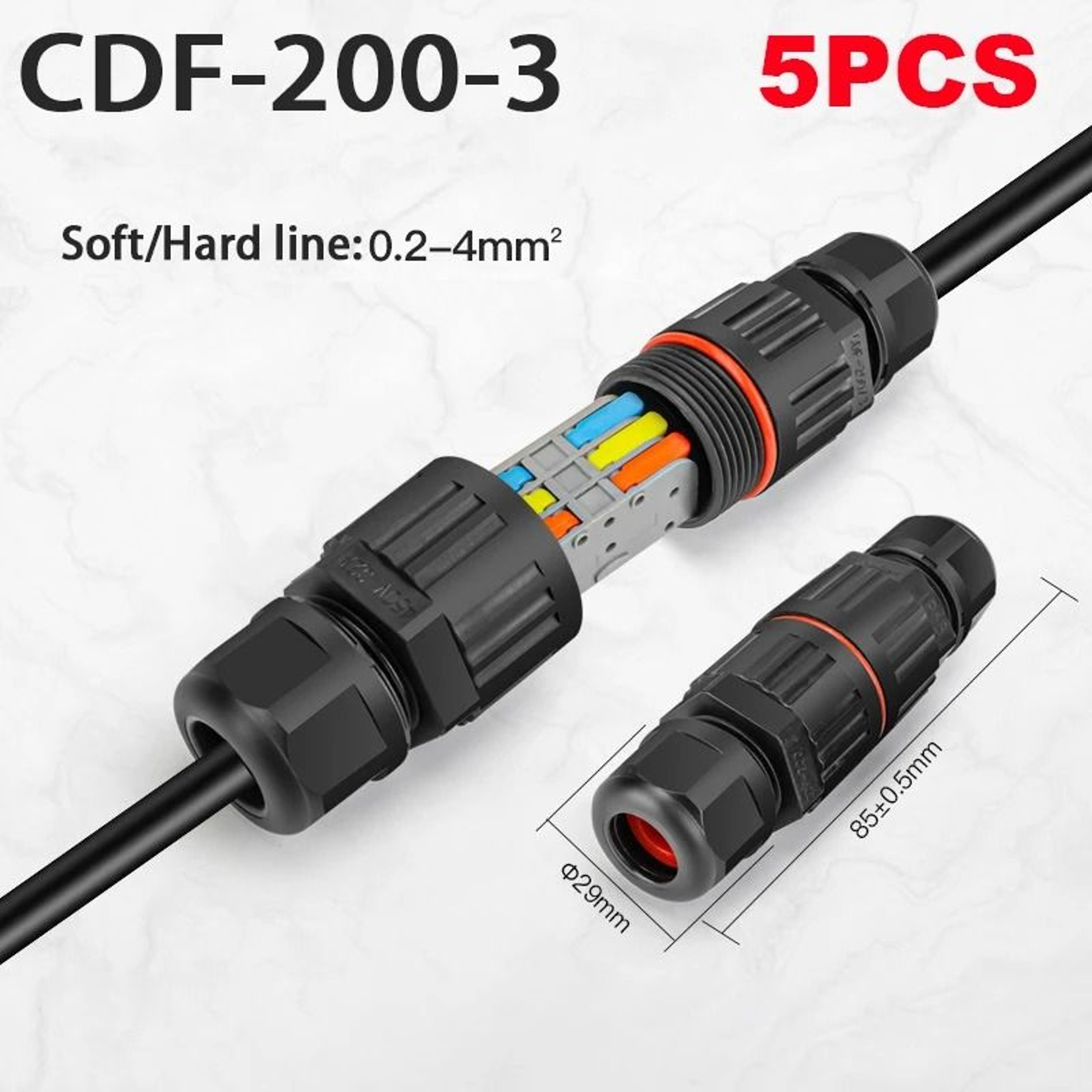 IP68 Waterproof Joint Wire Quick Connector 21