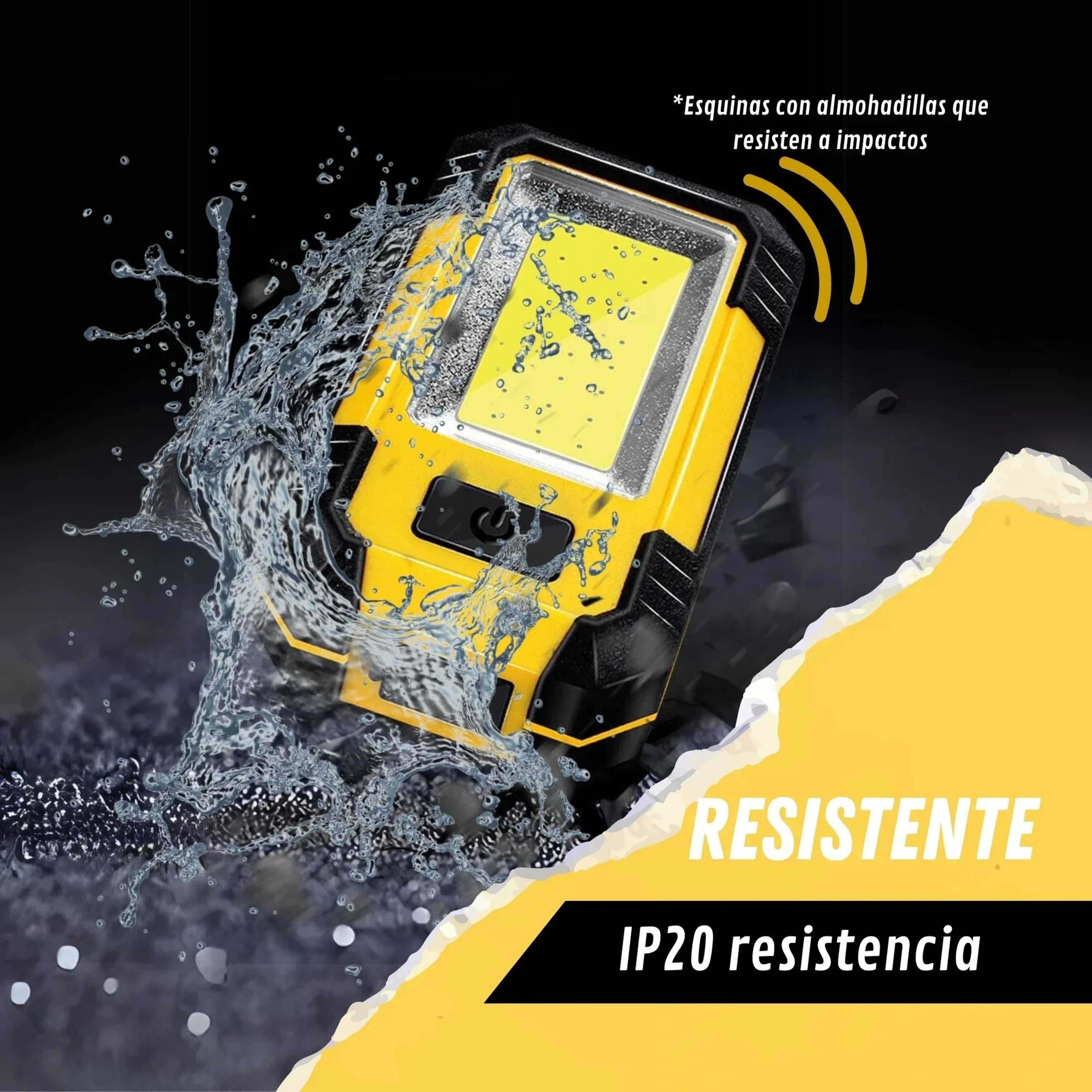 Rechargeable 30W Super Bright COB Work Light  Power Bank 4