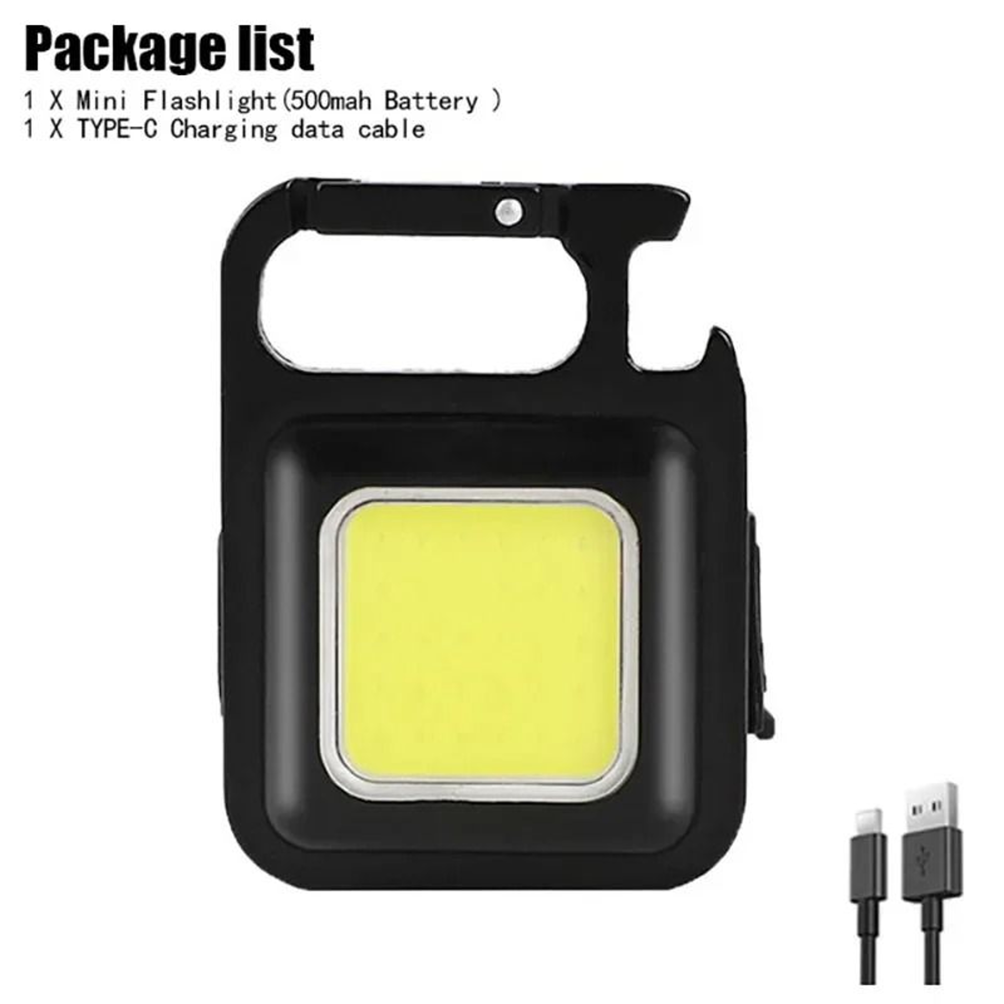 Rechargeable 30W Super Bright COB Work Light  Power Bank 6