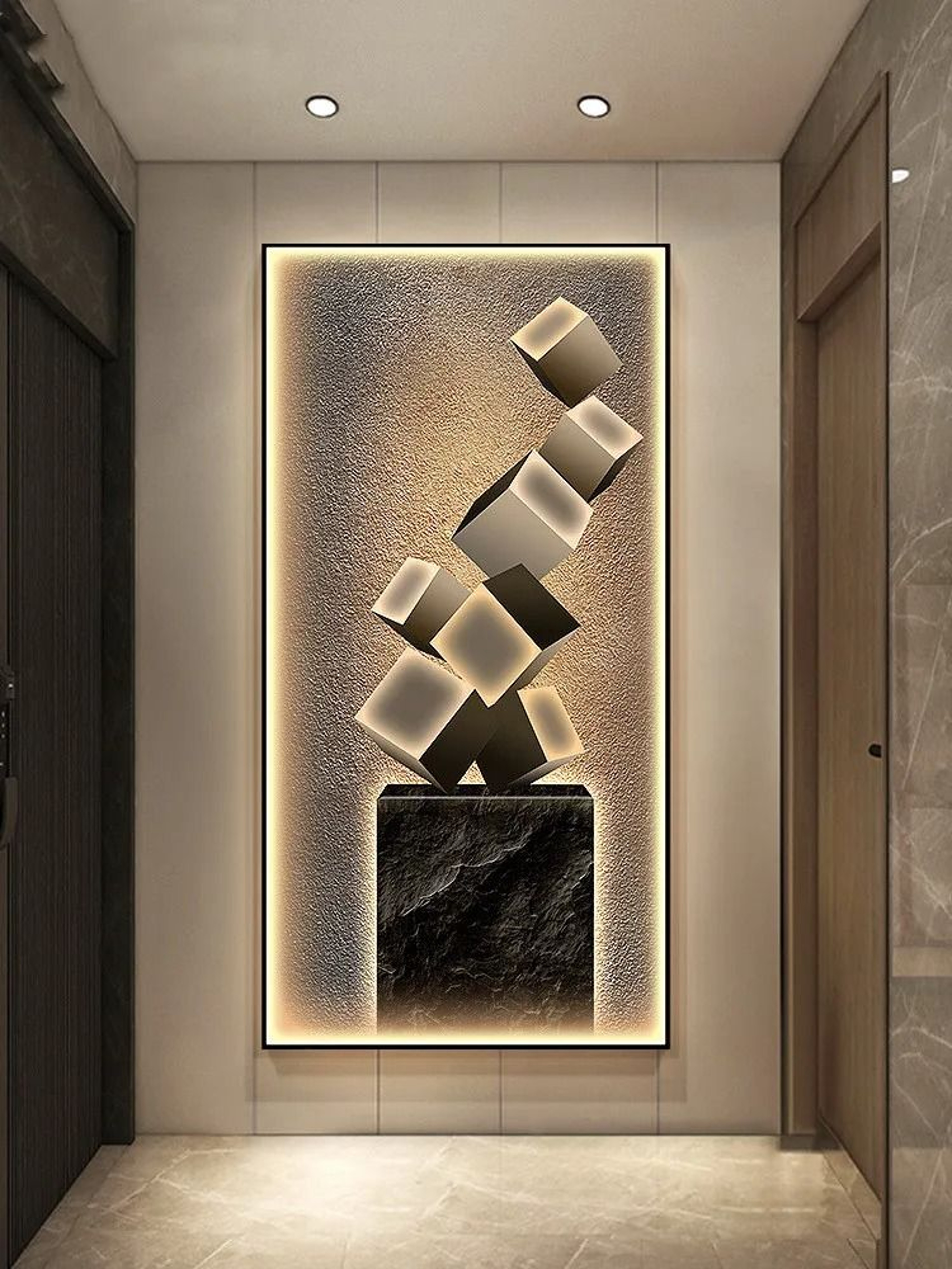 Modern Creative Wall Decoration Mural LED Lamp 2