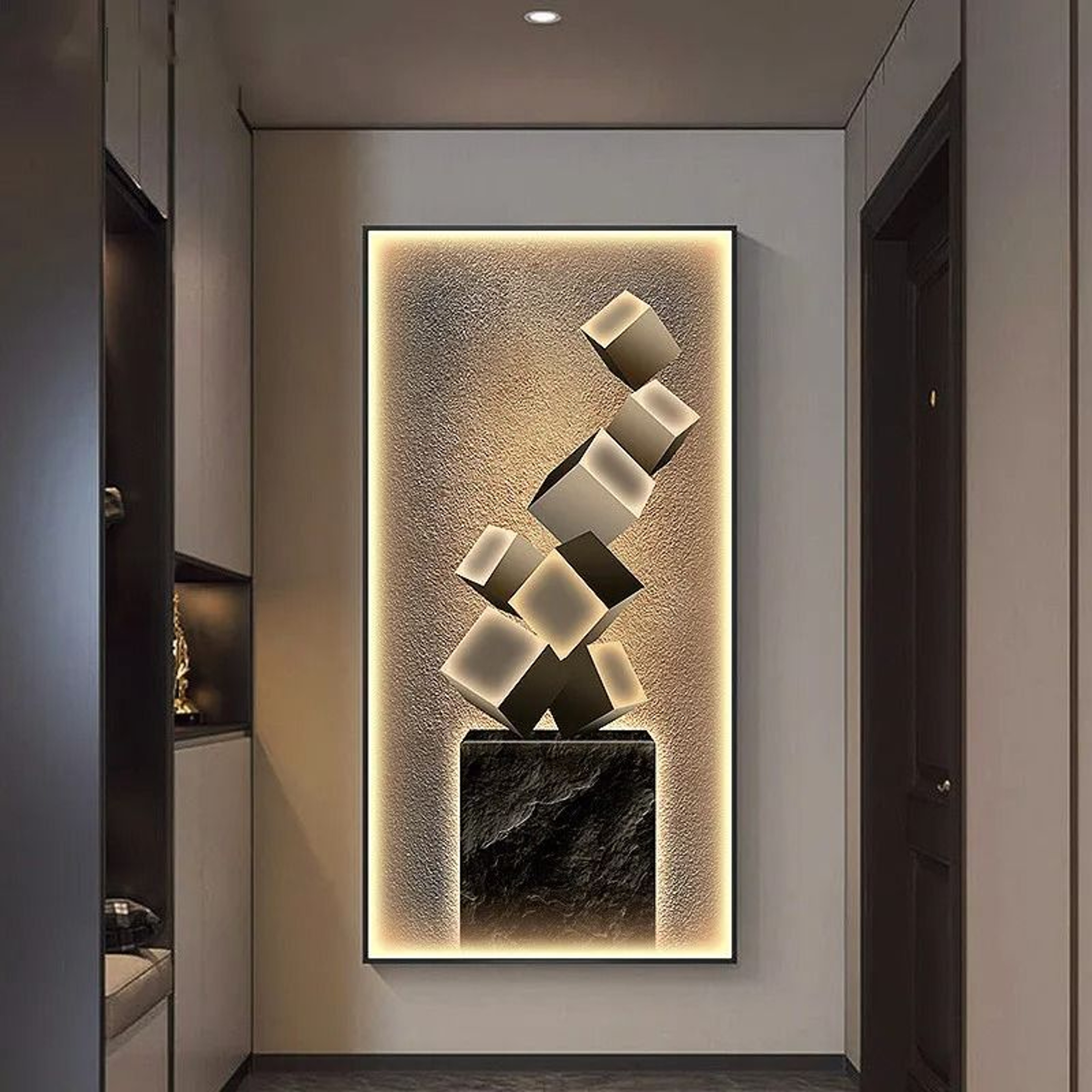 Modern Creative Wall Decoration Mural LED Lamp 6