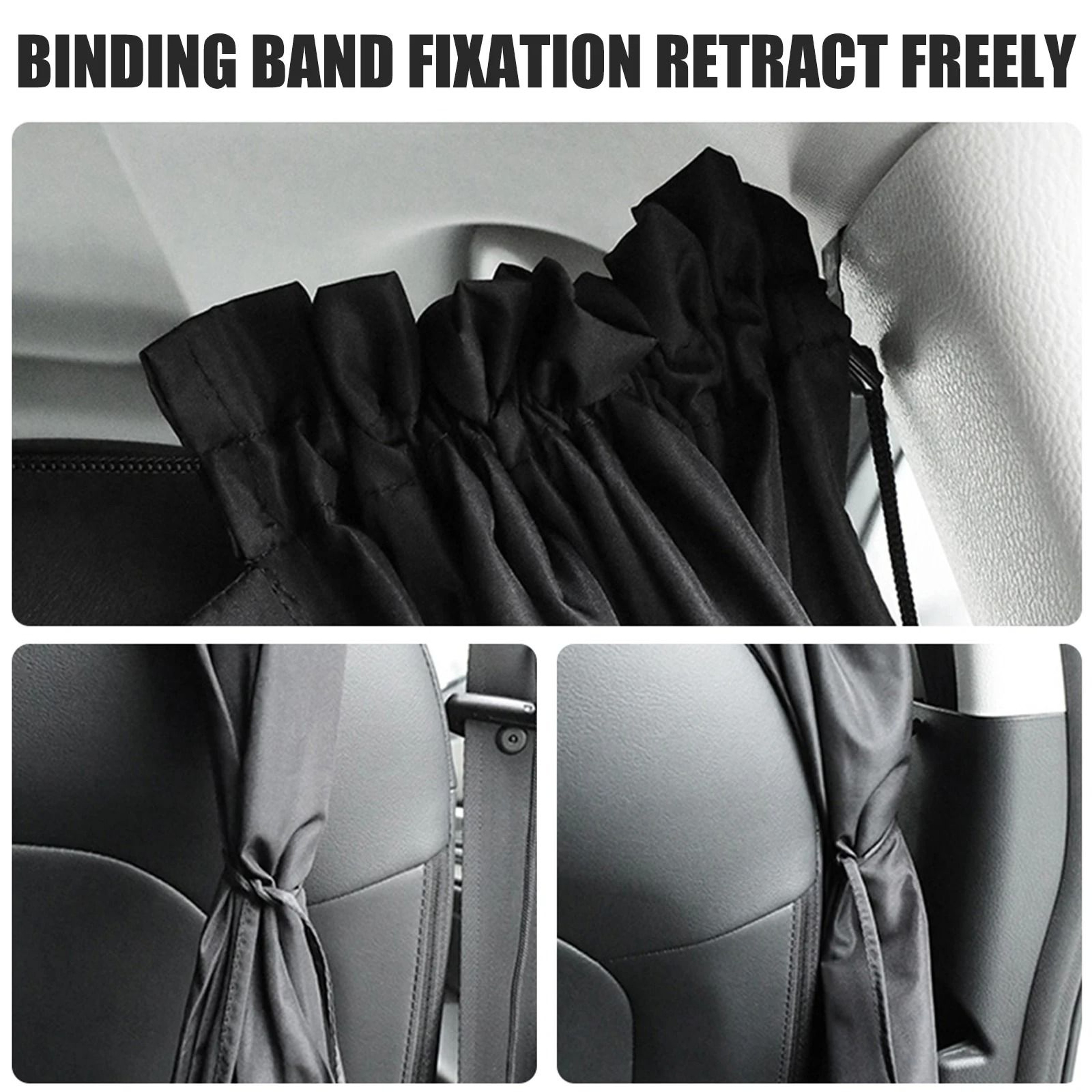 Universal Car Privacy Blackout Divider Curtains 2