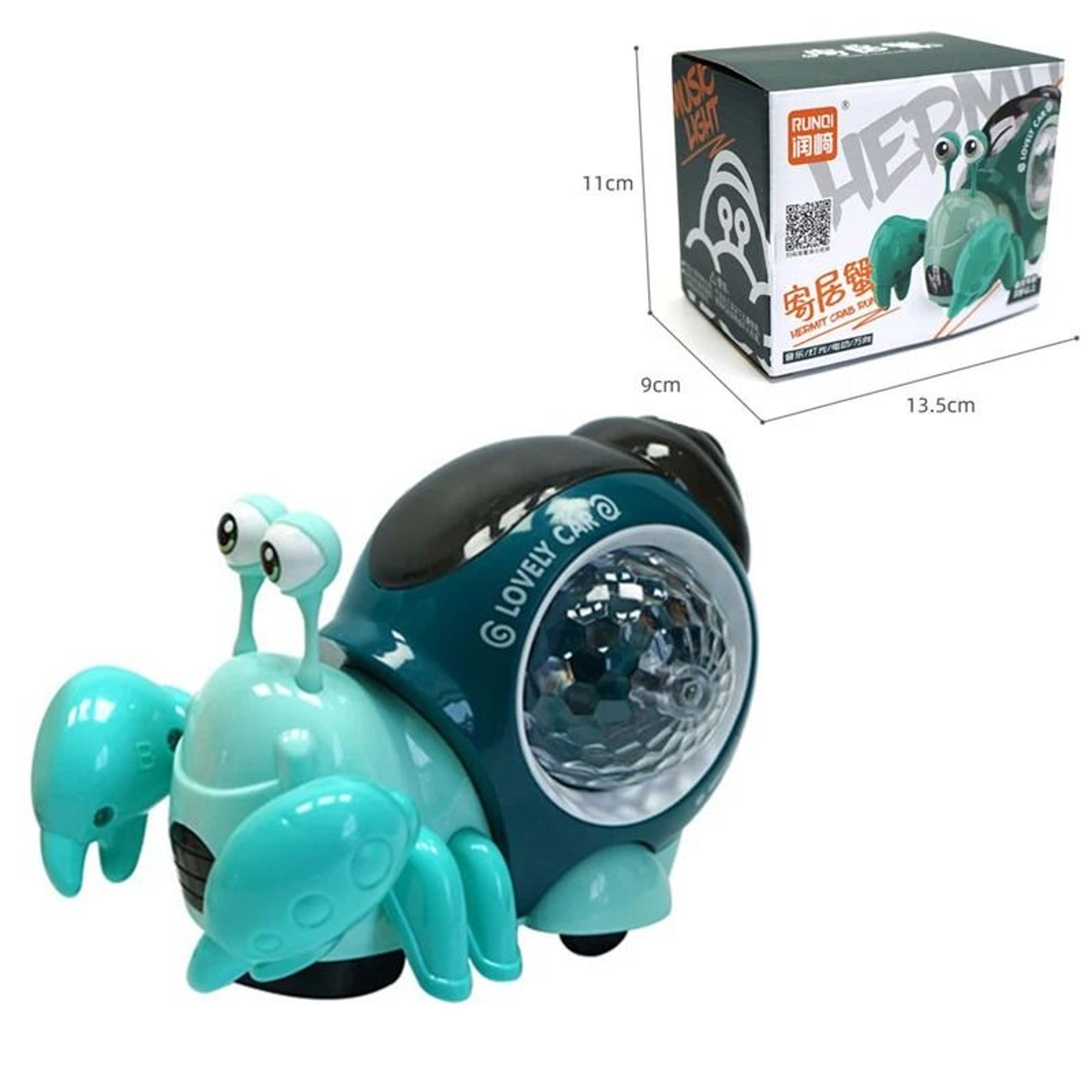 Interactive Crawling Crab And Snail Musical Toy 9