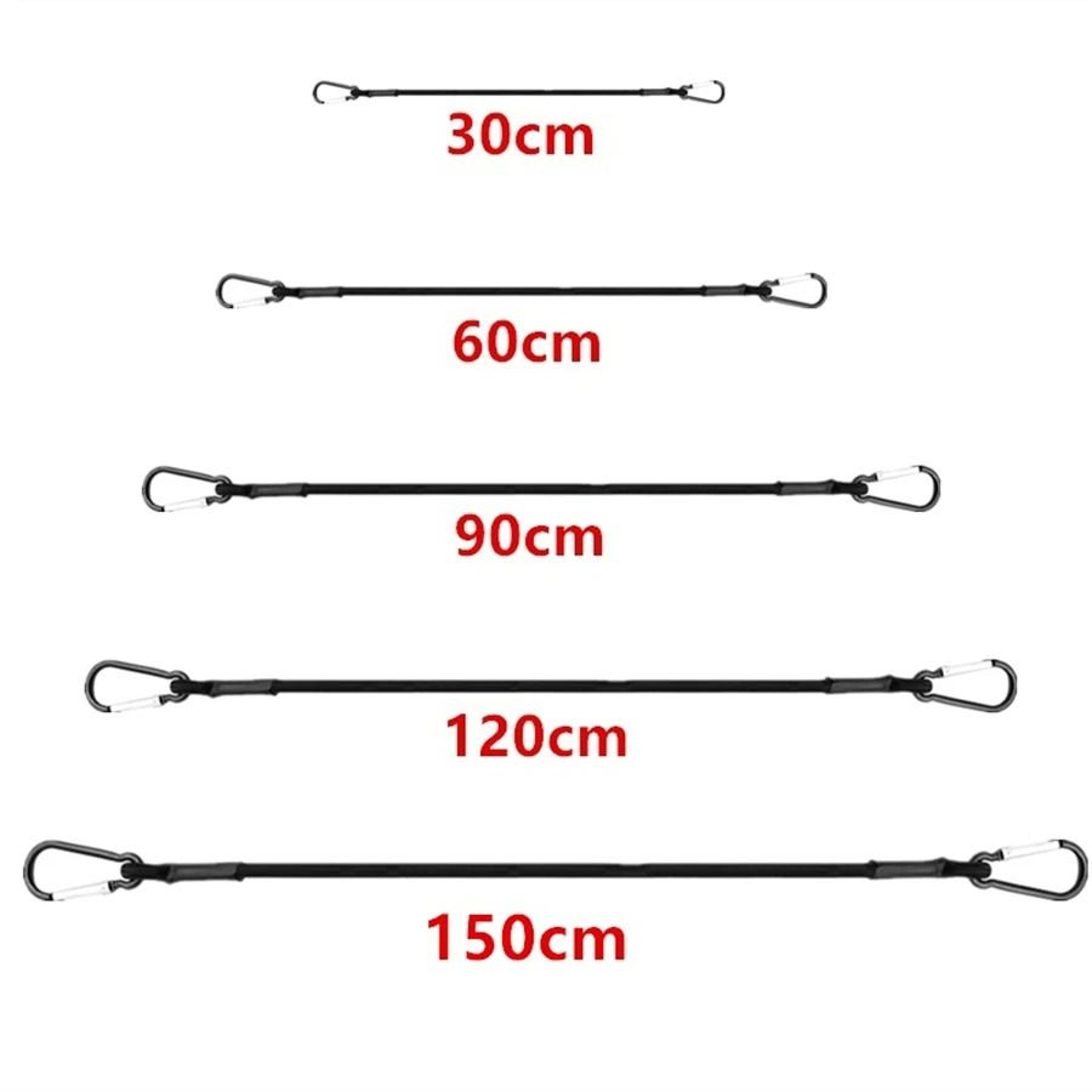 Multipurpose Stretch Elastic Bungee Cords With Hooks 4