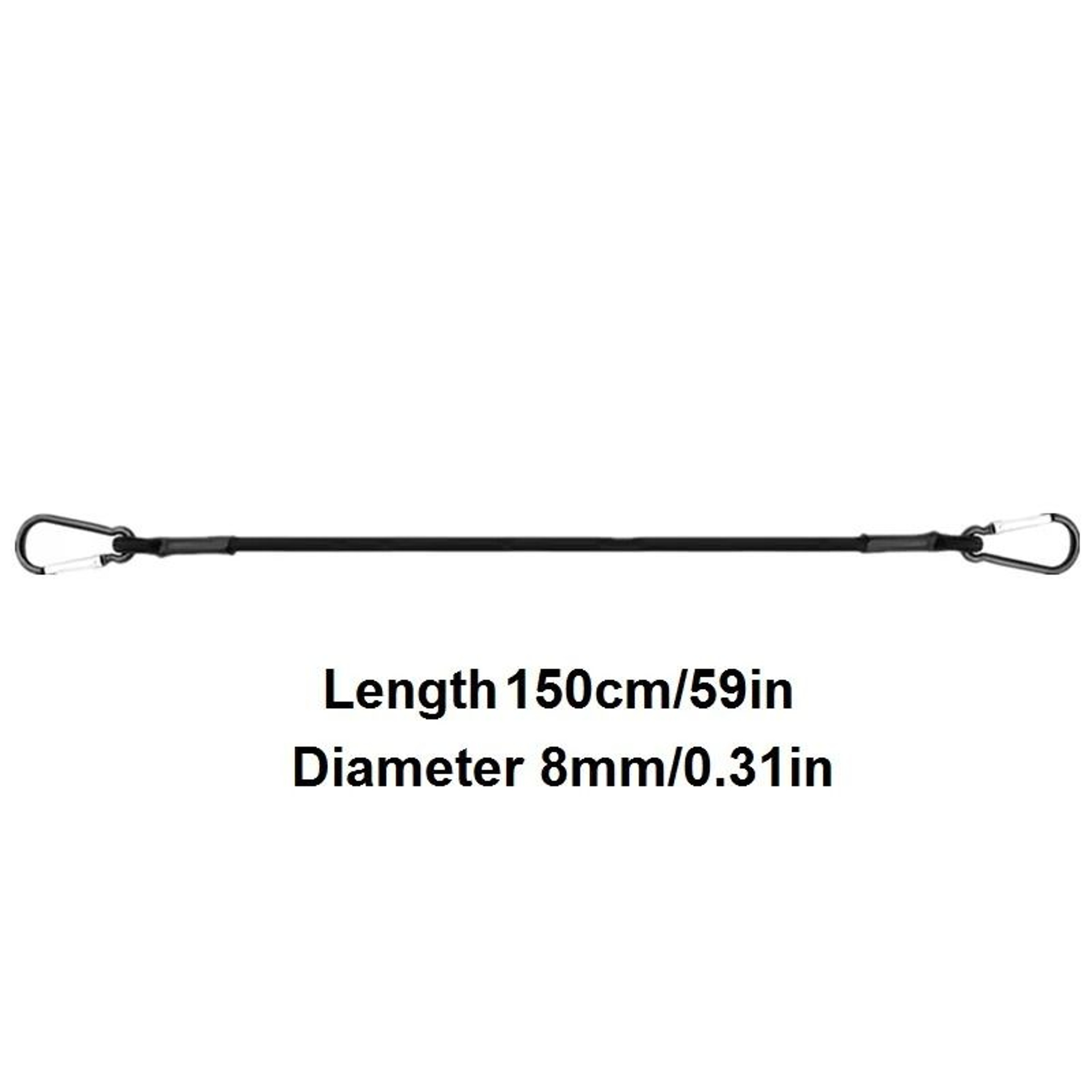 Multipurpose Stretch Elastic Bungee Cords With Hooks 10