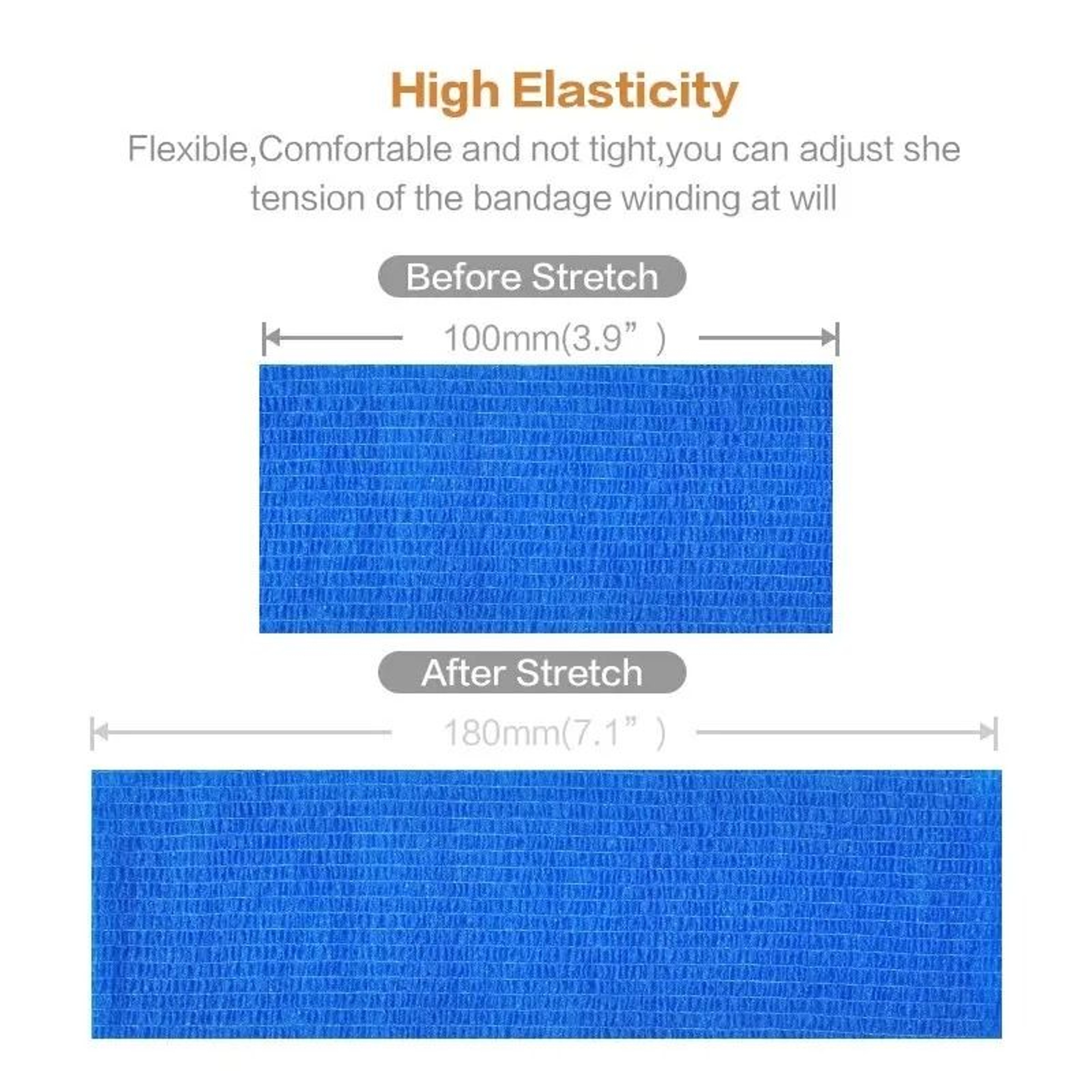 Waterproof SelfAdhesive Elastic Bandage Wrap Set 3