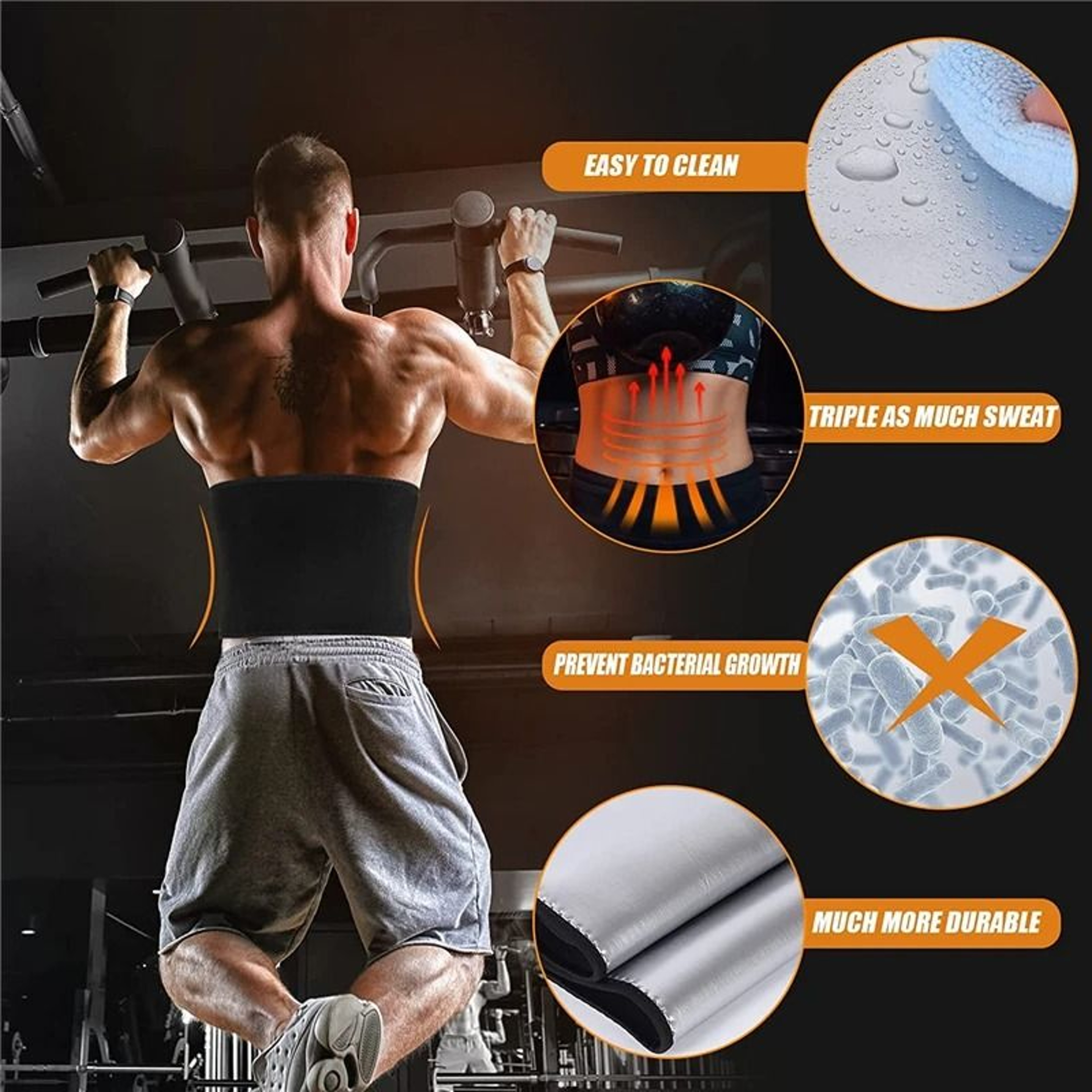Unisex Waist Trimmer  Sweat Band 2