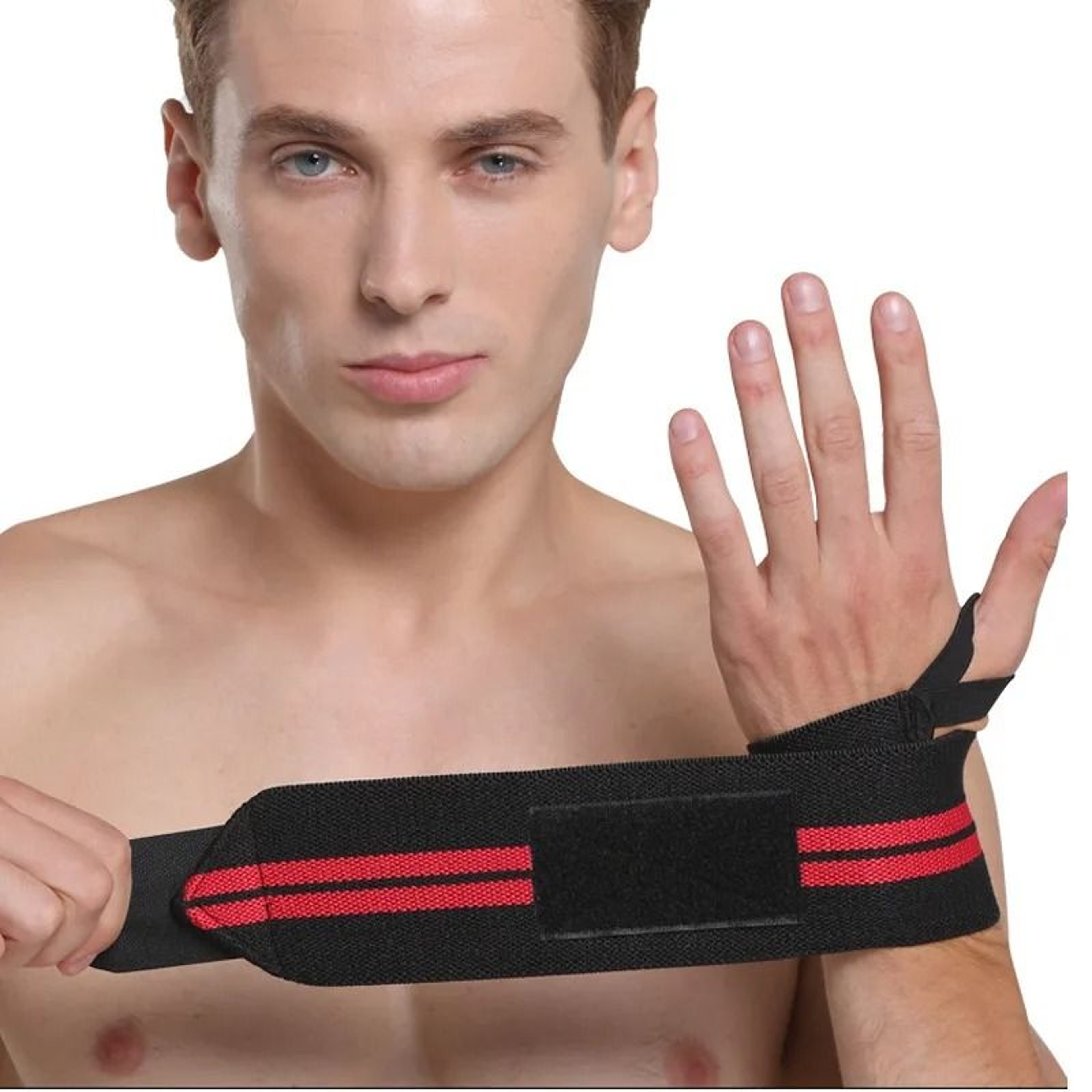 Elastic Sports Wrist Bandage And Pressure Strap 0
