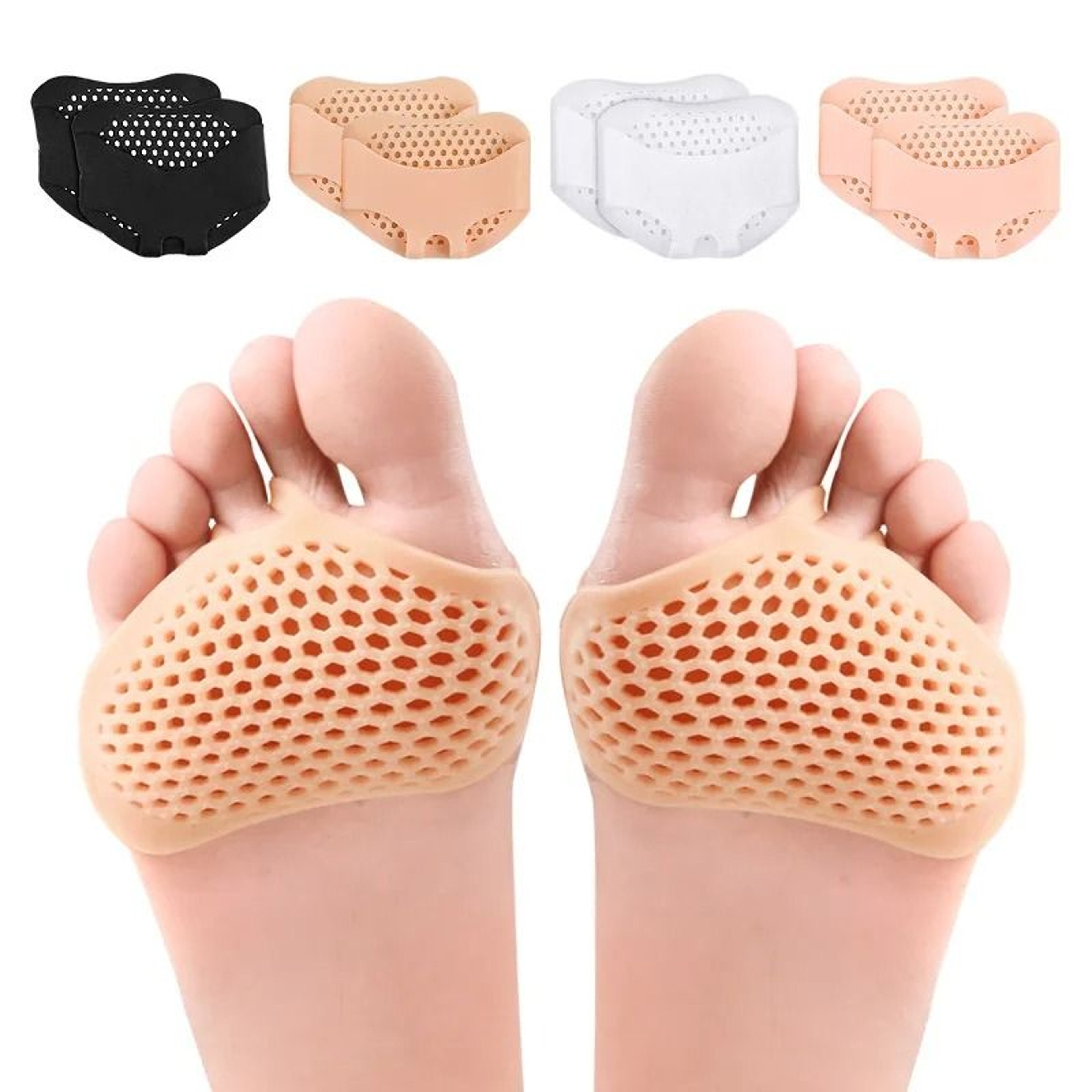 Silicone Metatarsal Forefoot Pads And Toe Separators 0
