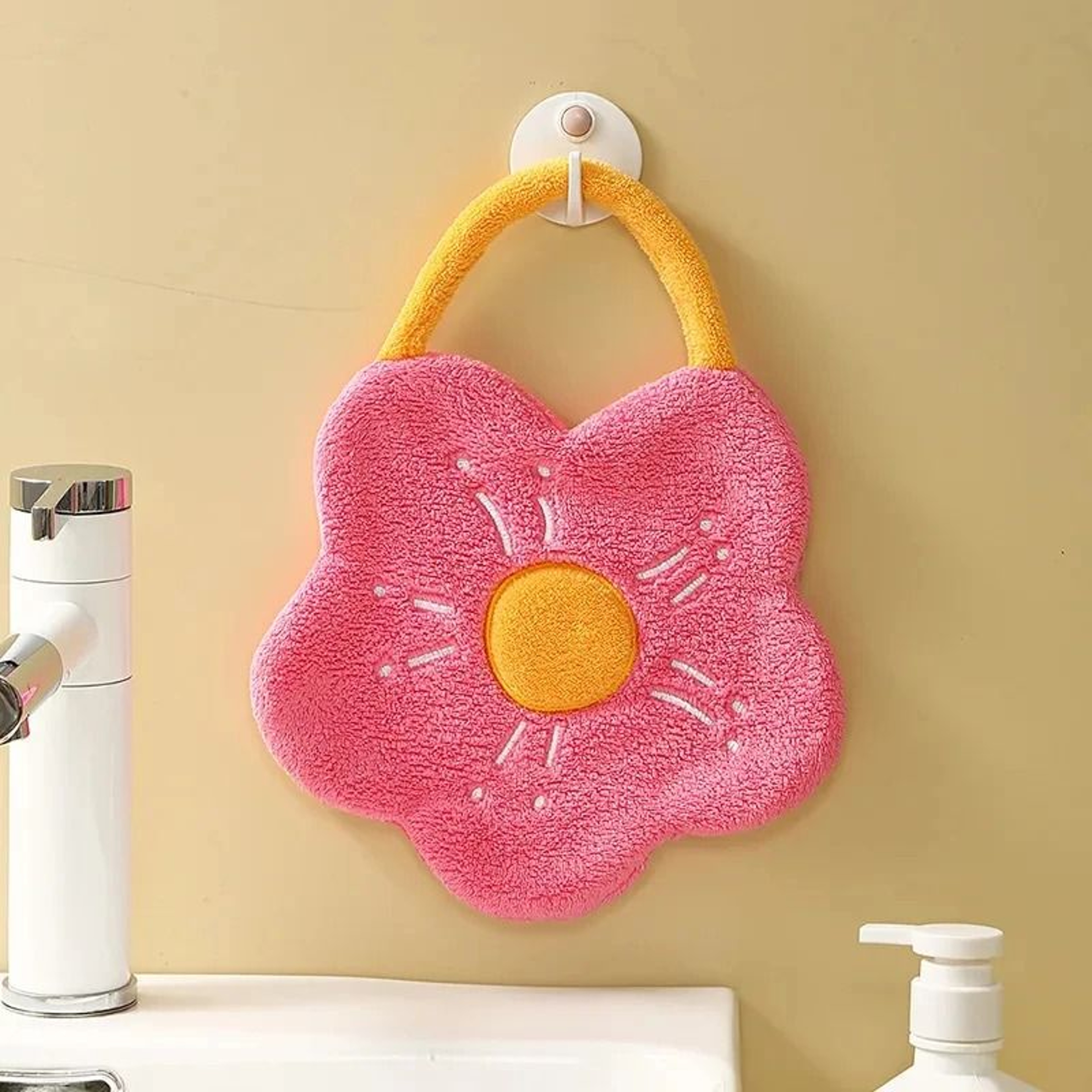 Quick Dry Creative Flower Shape Hand Towel 15