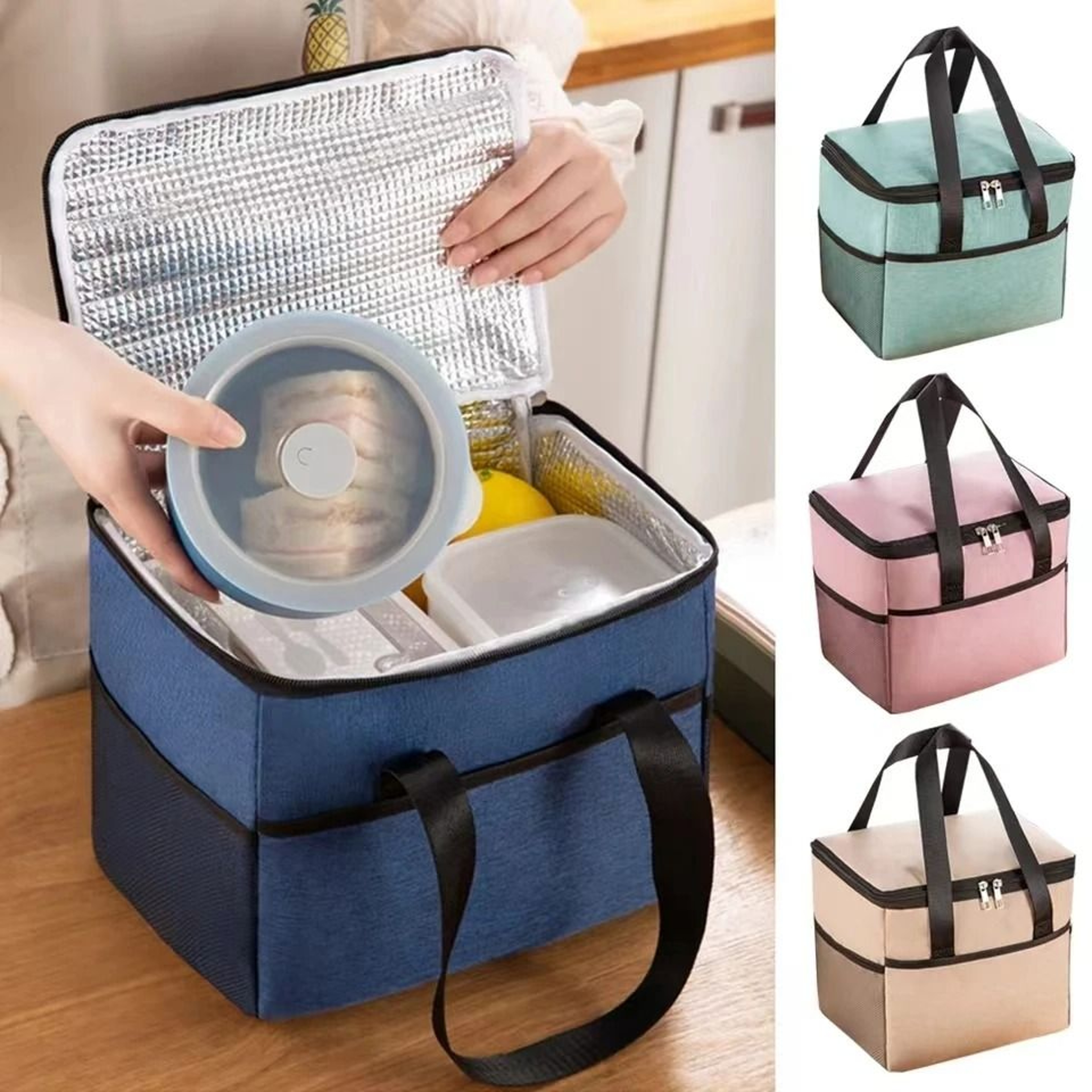 Fashion LargeCapacity Leakproof Lunch Cooler Bag 0