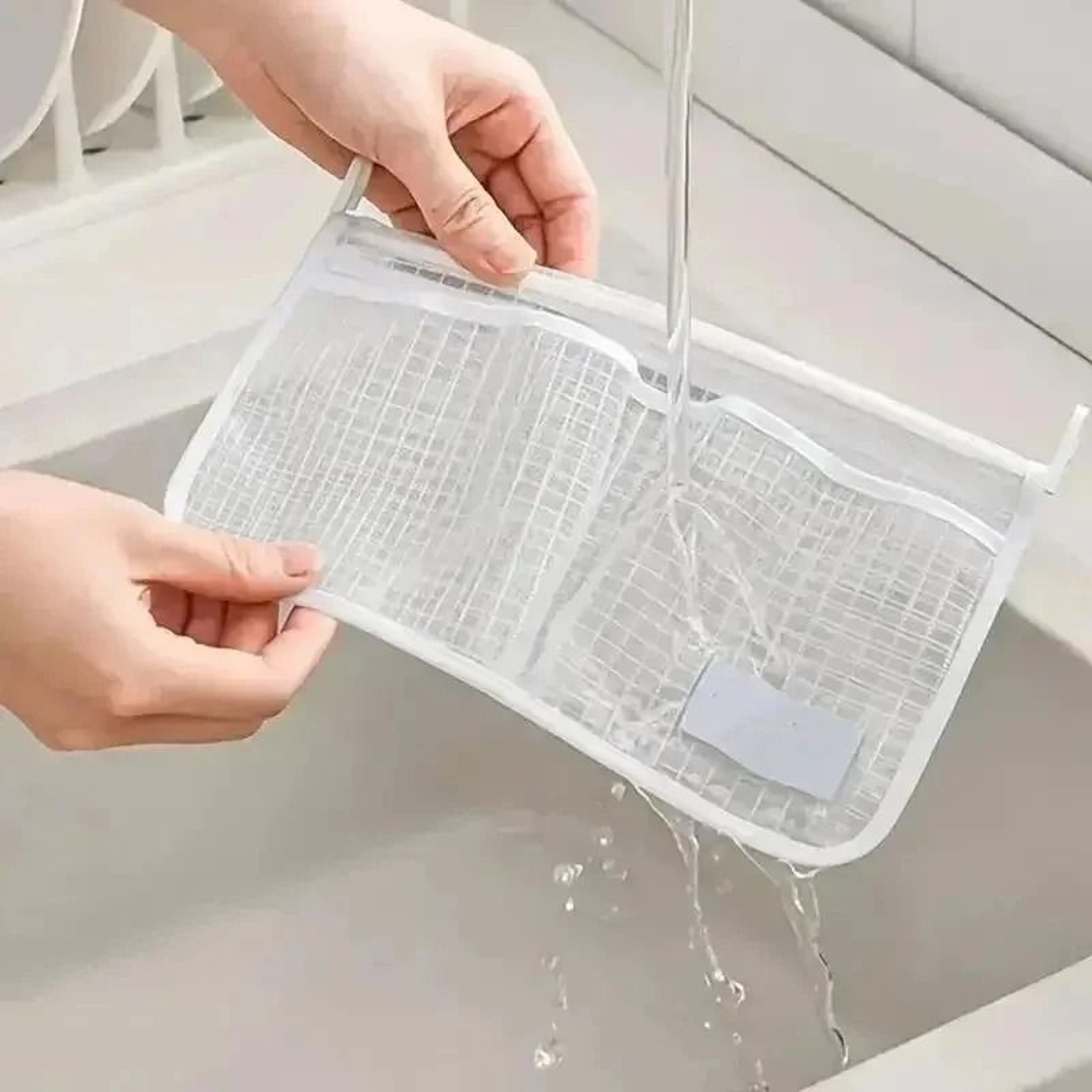 Refrigerator Door Mesh Hanging Storage Organizer 4