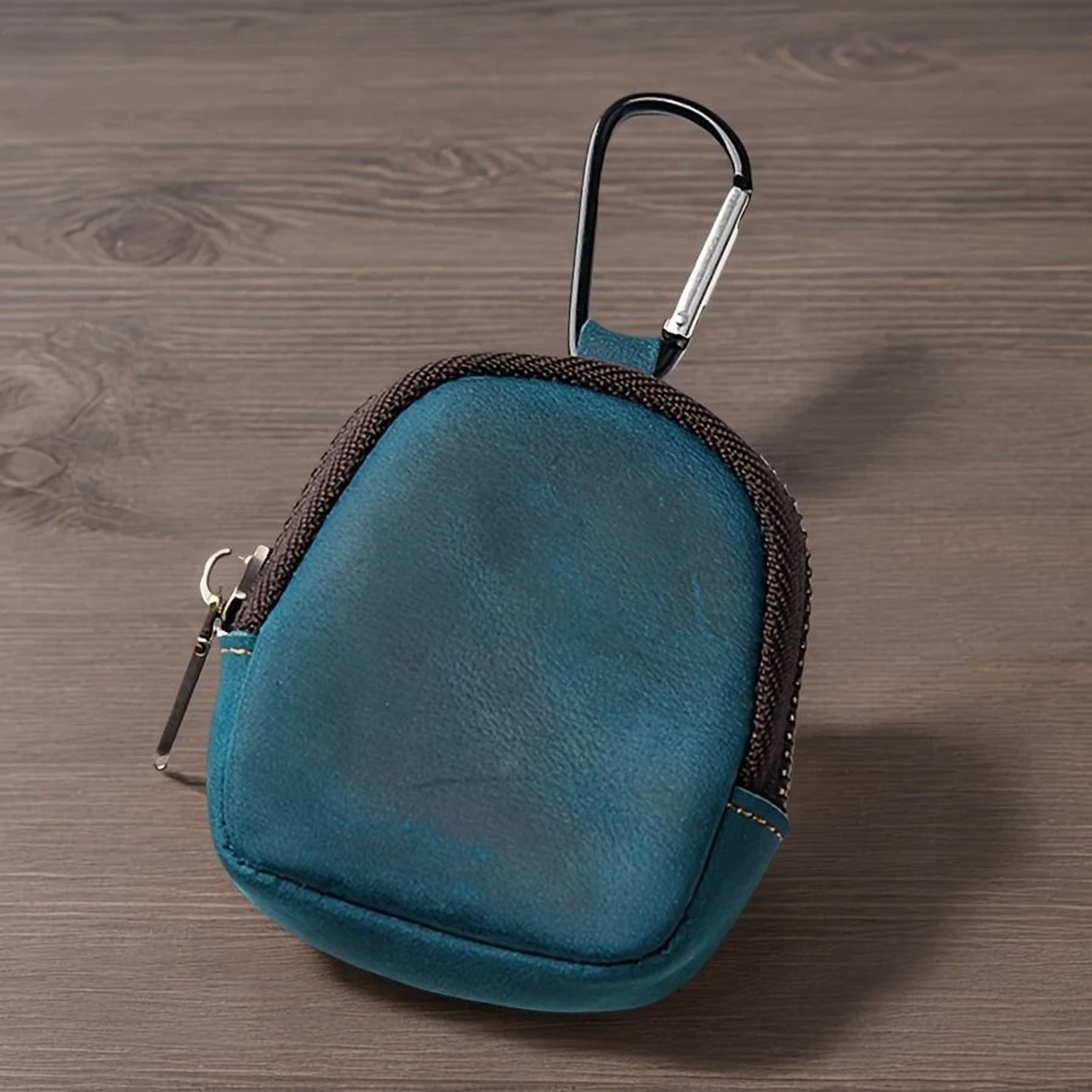 Retro Genuine FullGrain Cow Leather Coin Purse 7