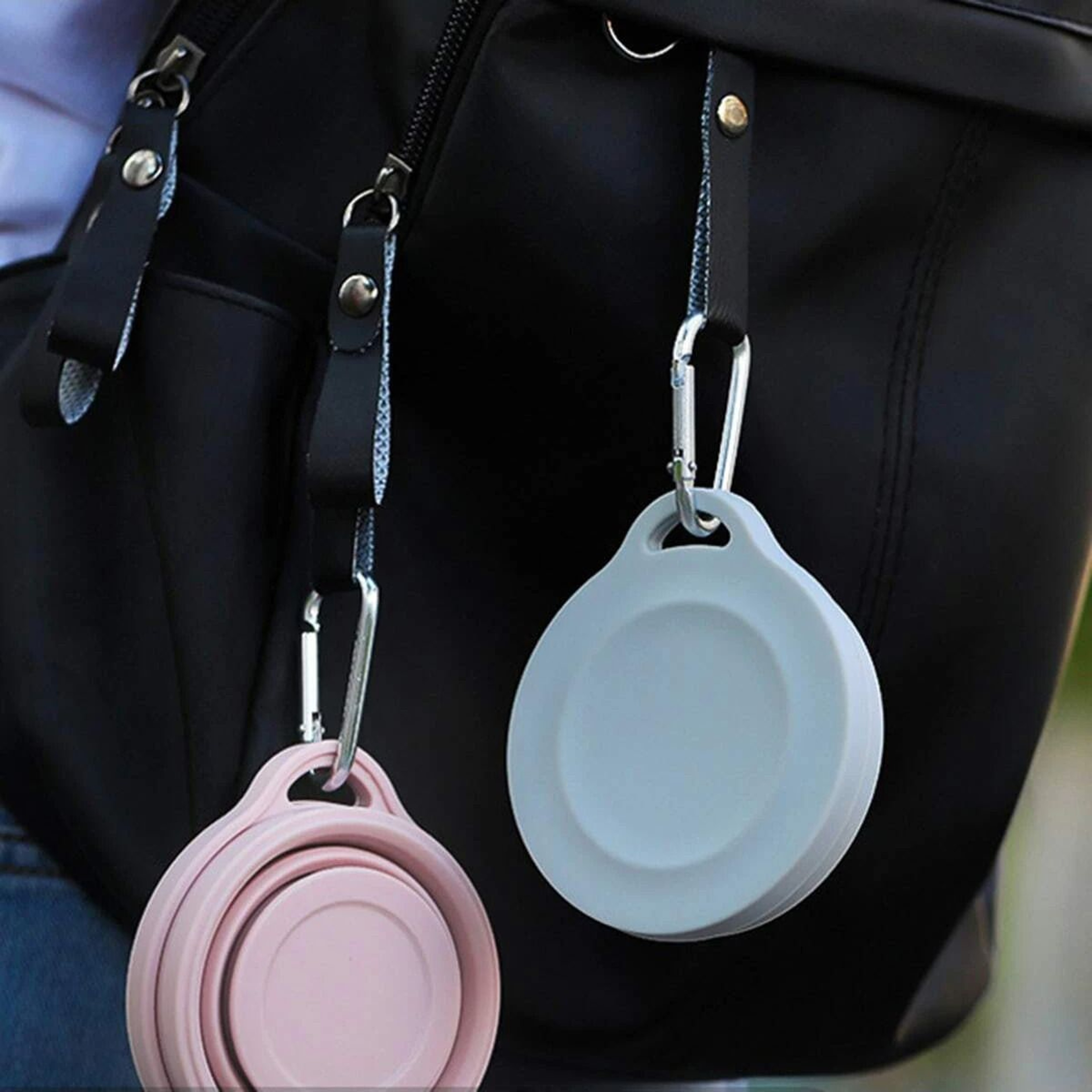 Outdoors Silicone Folding Cup With Carabiner 4
