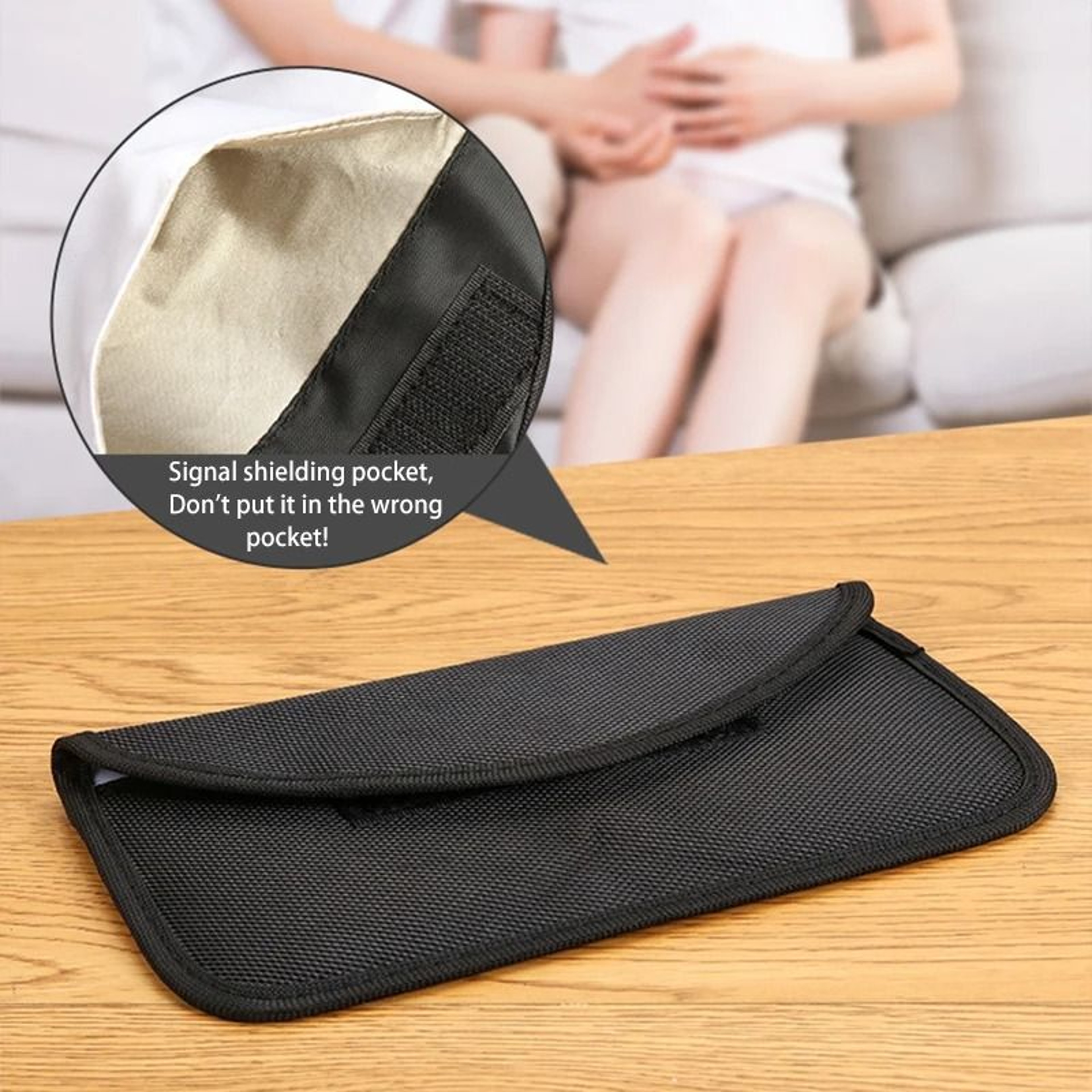Universal Faraday RFID SignalBlocking Key Fob Pouch 1