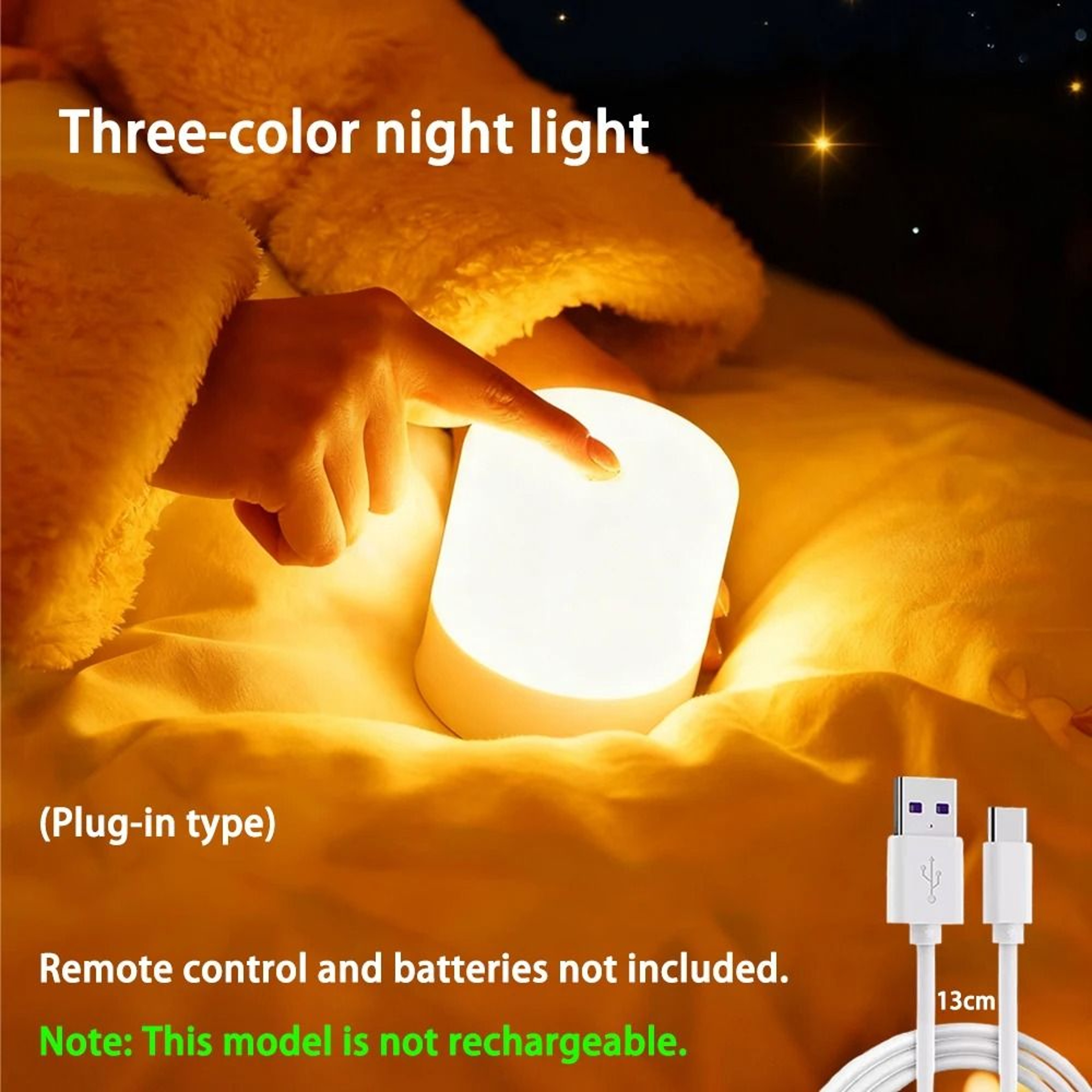 Dimmable Touchscreen RGB Desktop Night Light And Reading Lamp 7