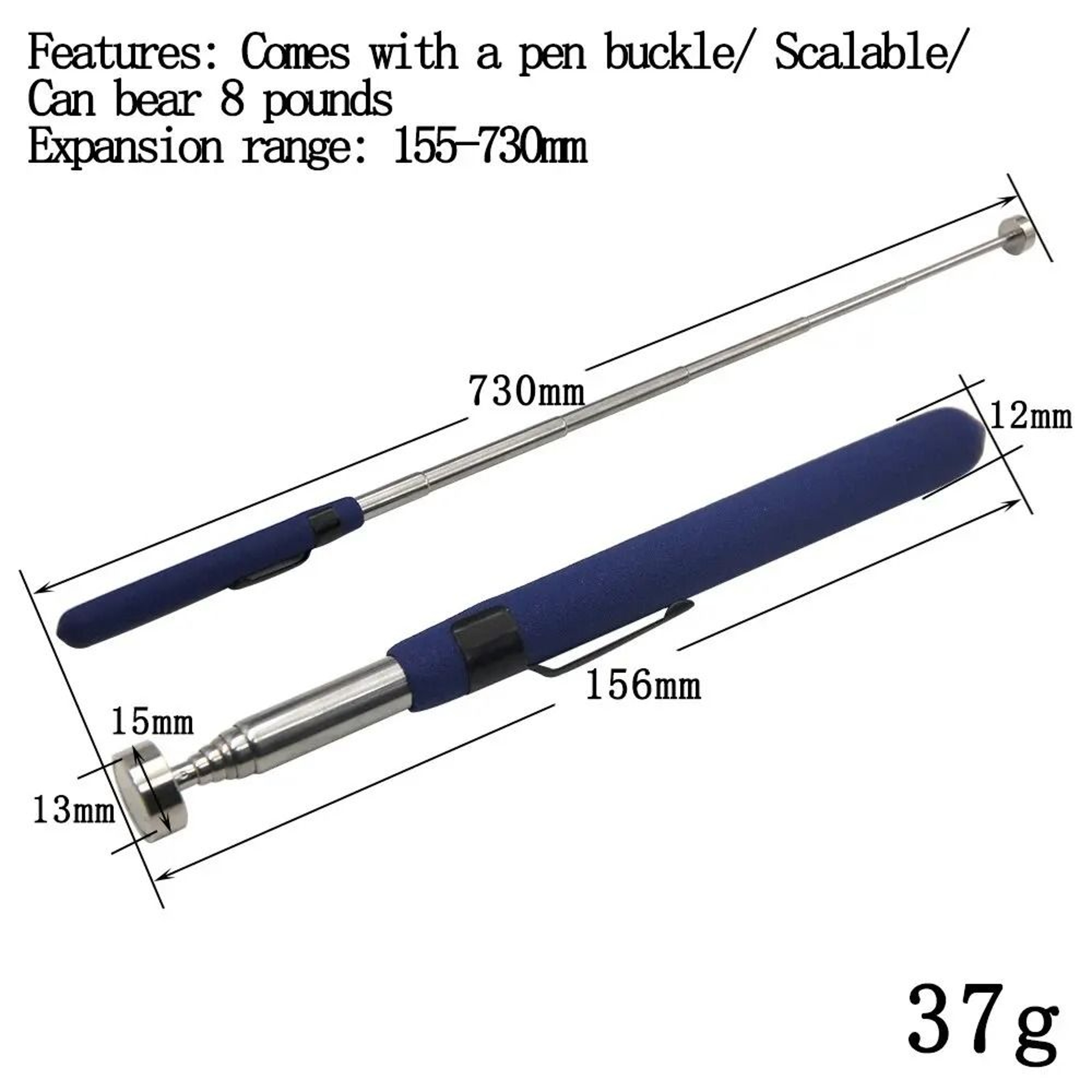 Portable Magnetic Retractable Pickup Suction Rod 6