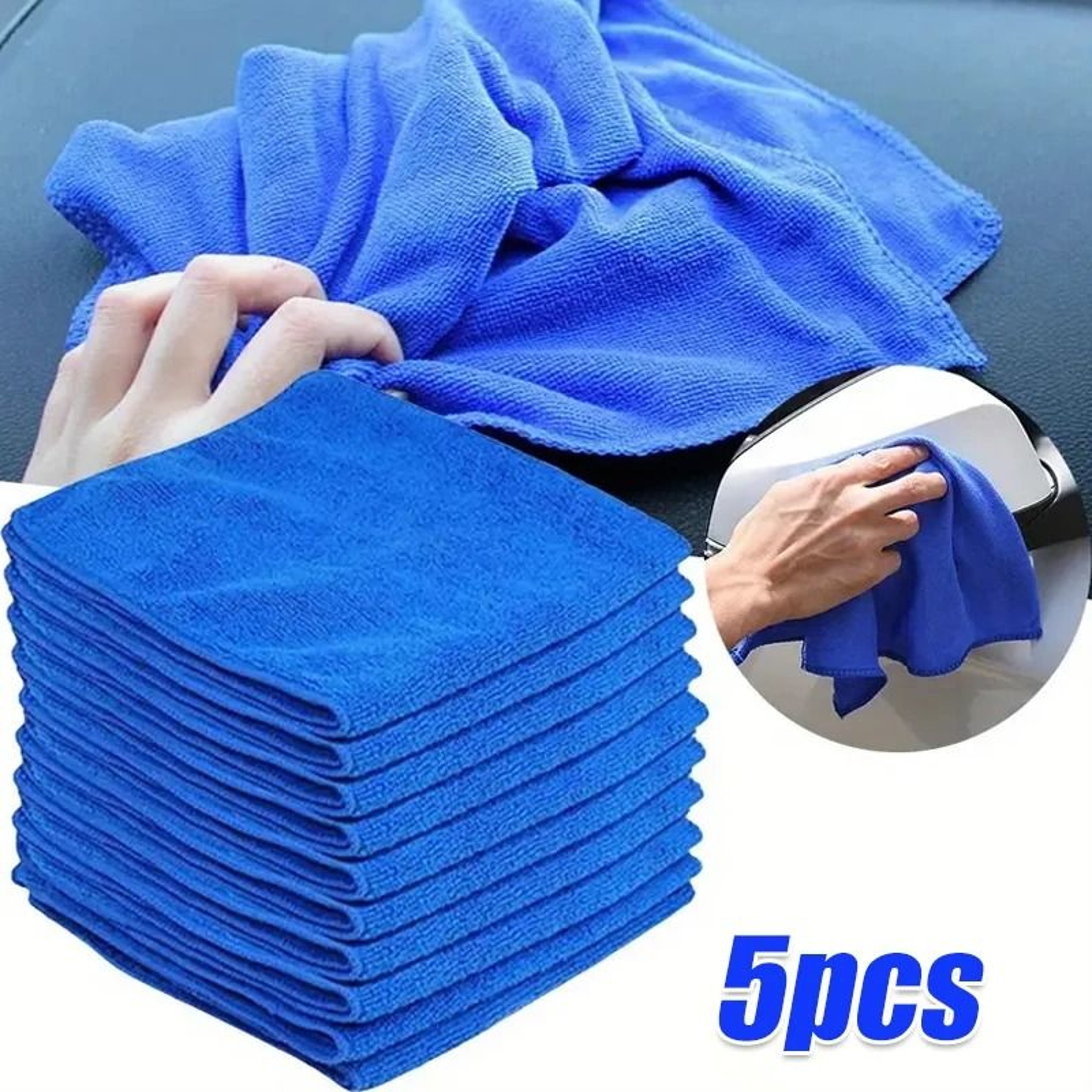 Industrial Standard 10Pack Microfiber Car Wash And Polishing Towels 11
