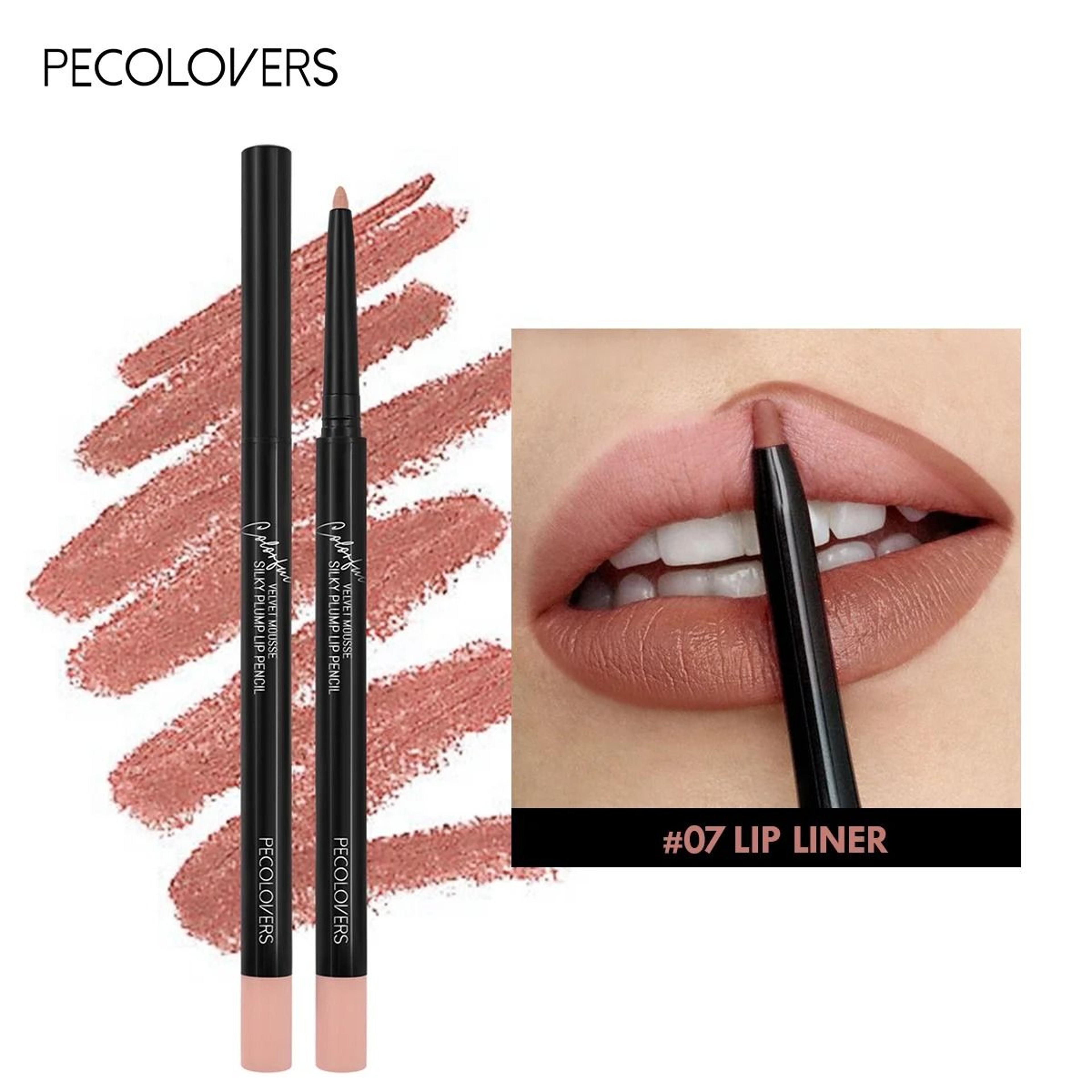 Waterproof Matte Red Contour Lipliner Pencil 13