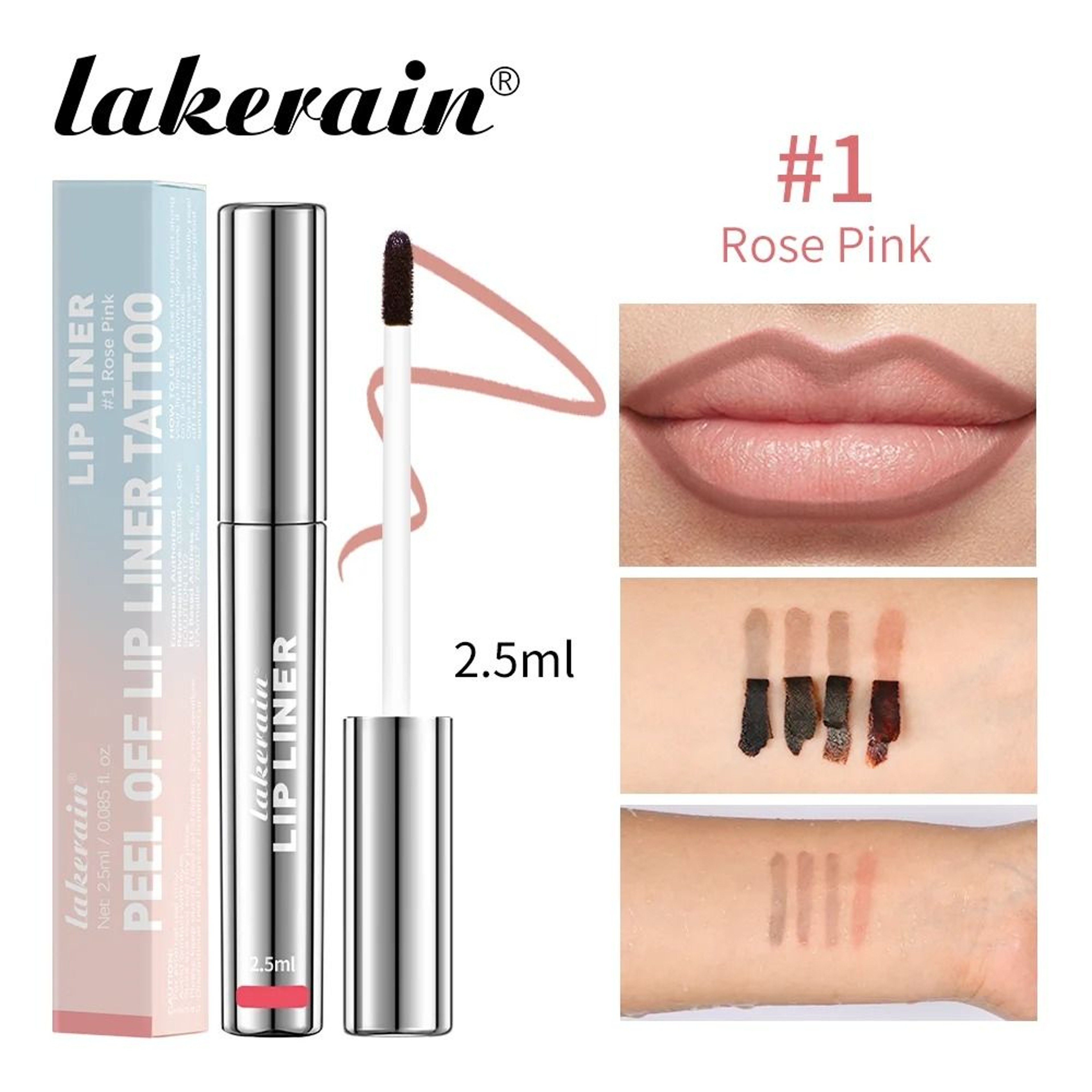 Waterproof Peel Off Tattoo Lip Liner And Stain 7