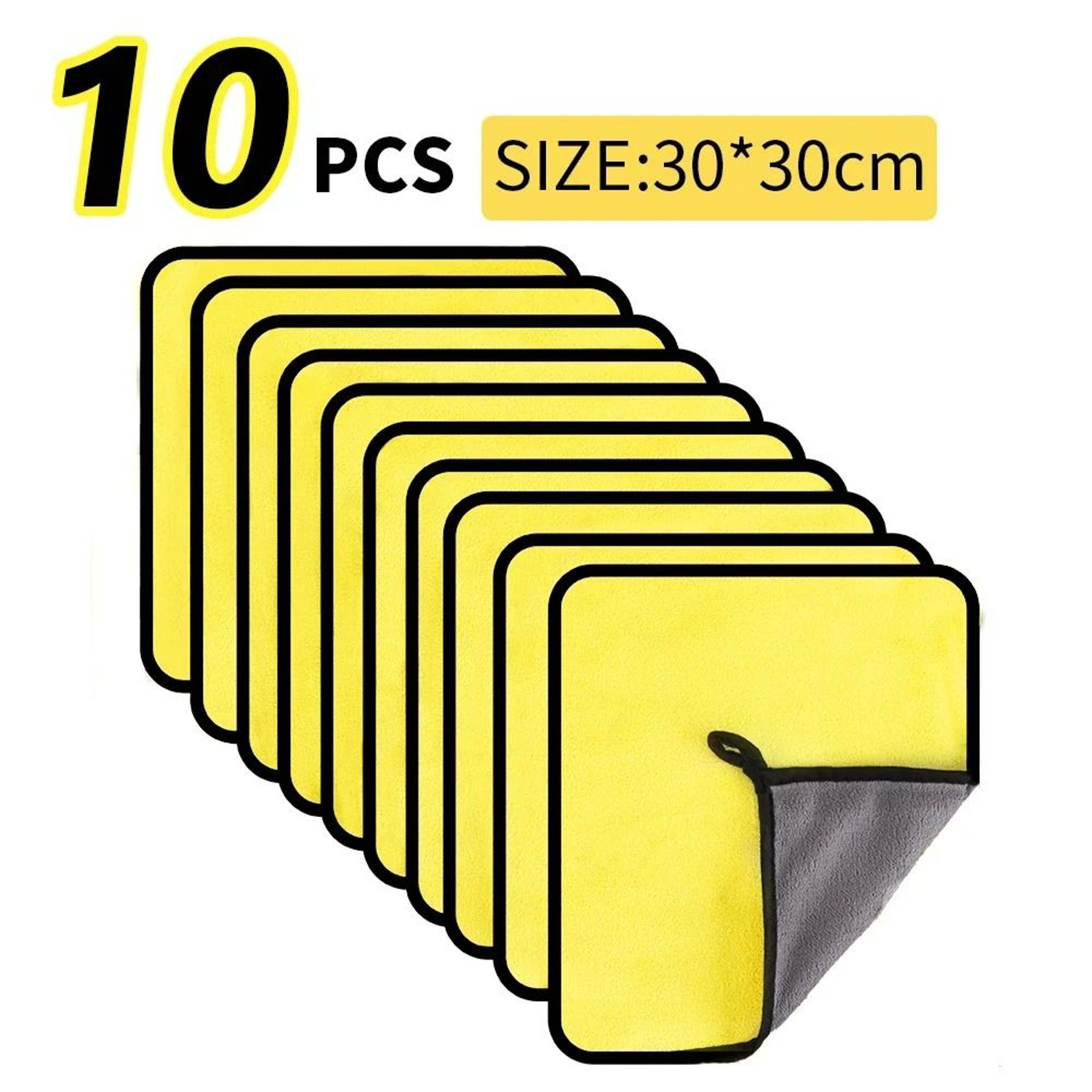 Industrial Standard Car Wash And Kitchen Microfiber Towels 8