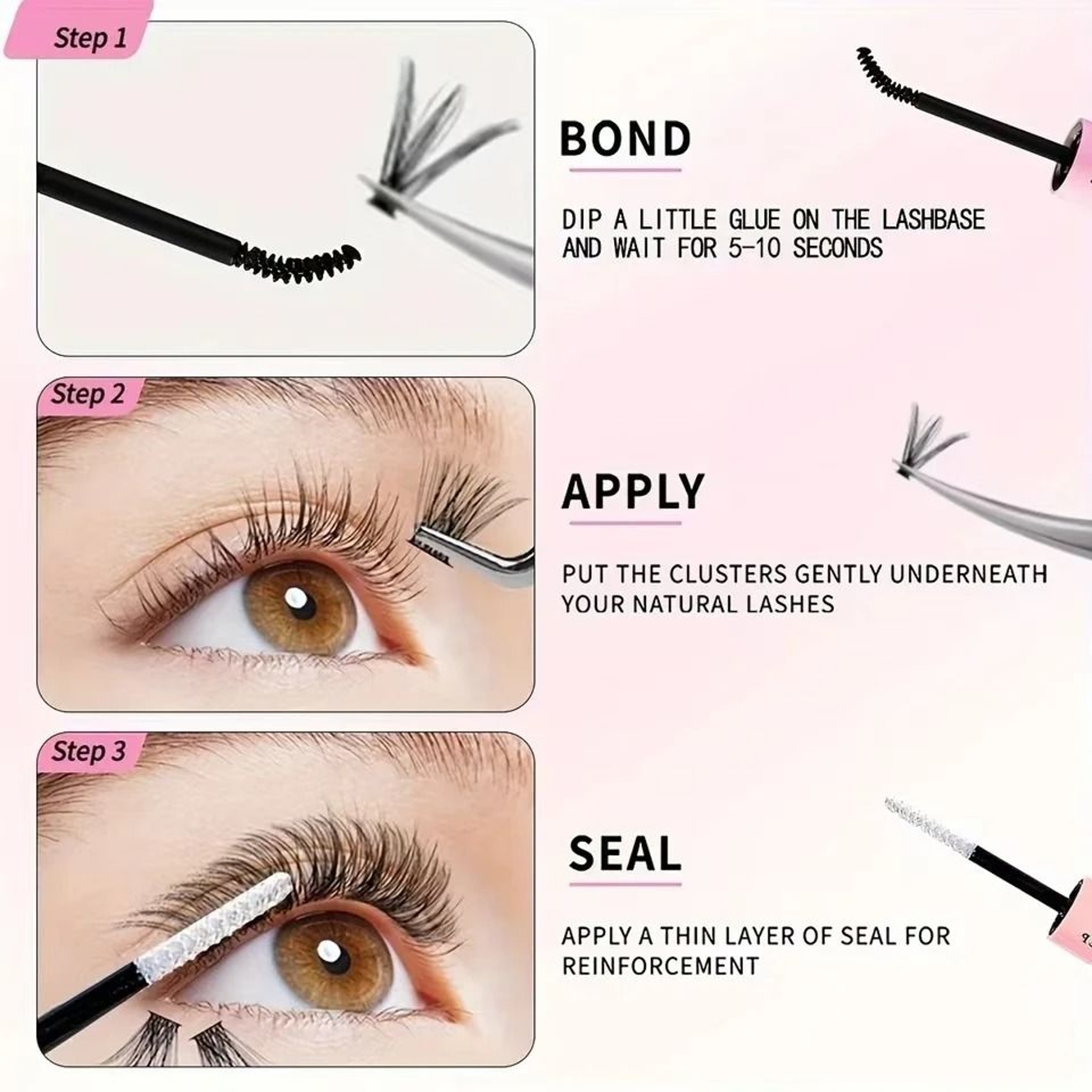 Professional Lash Bond Seal And Remover Extension Kit 5