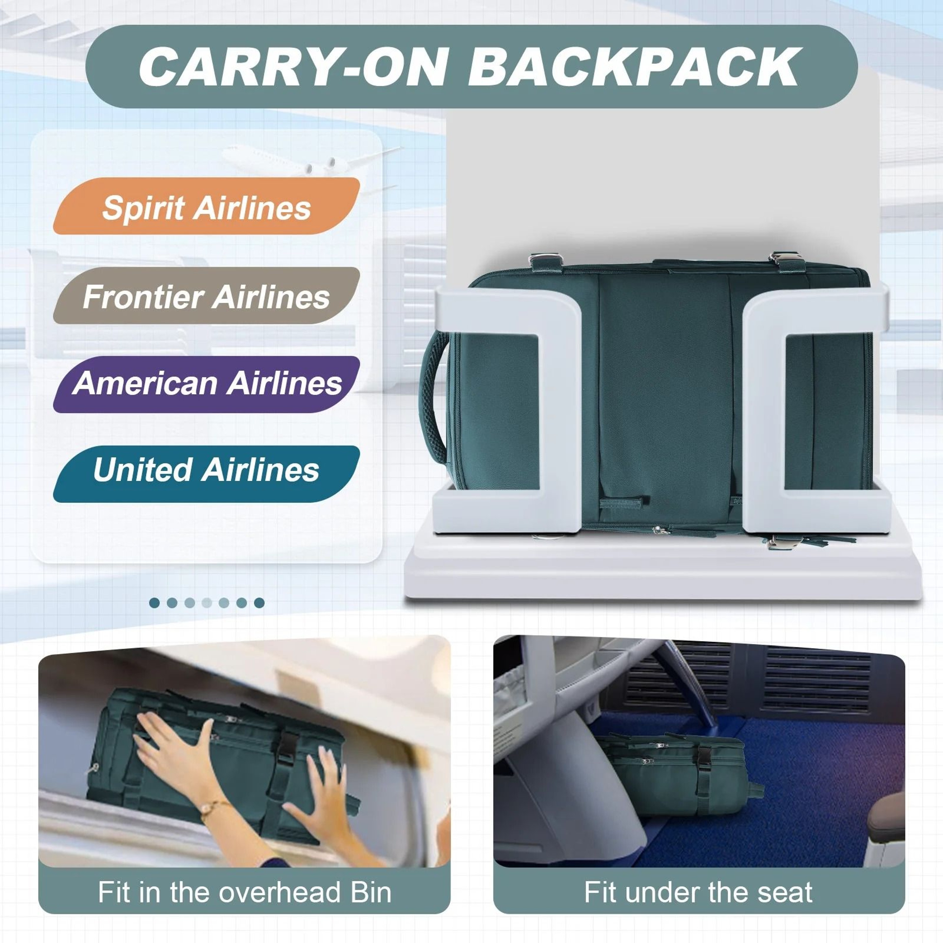 Premium Cabin Size Travel Backpack 1