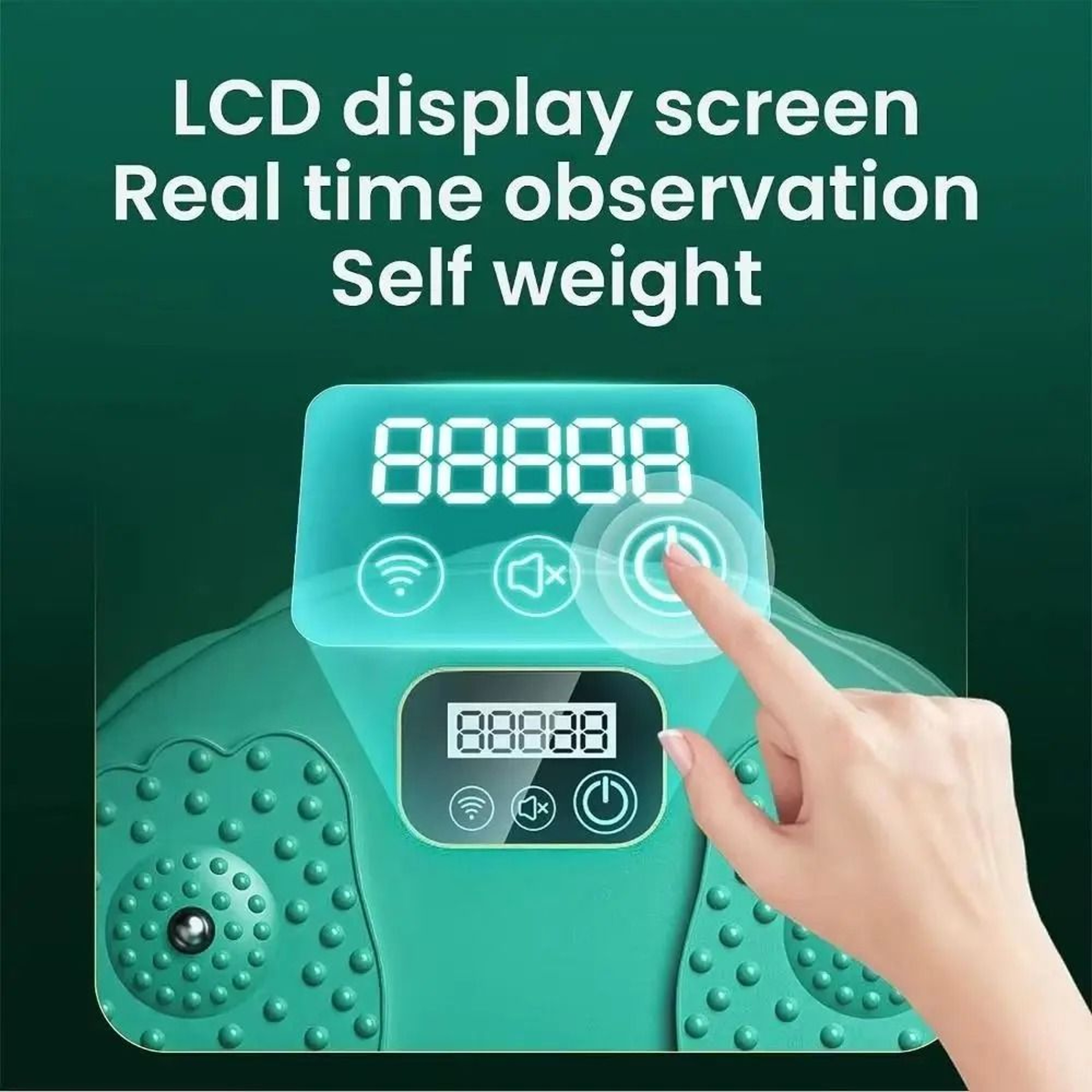 Electronic LCD Twisting Waist Disc With Foot Massage 2