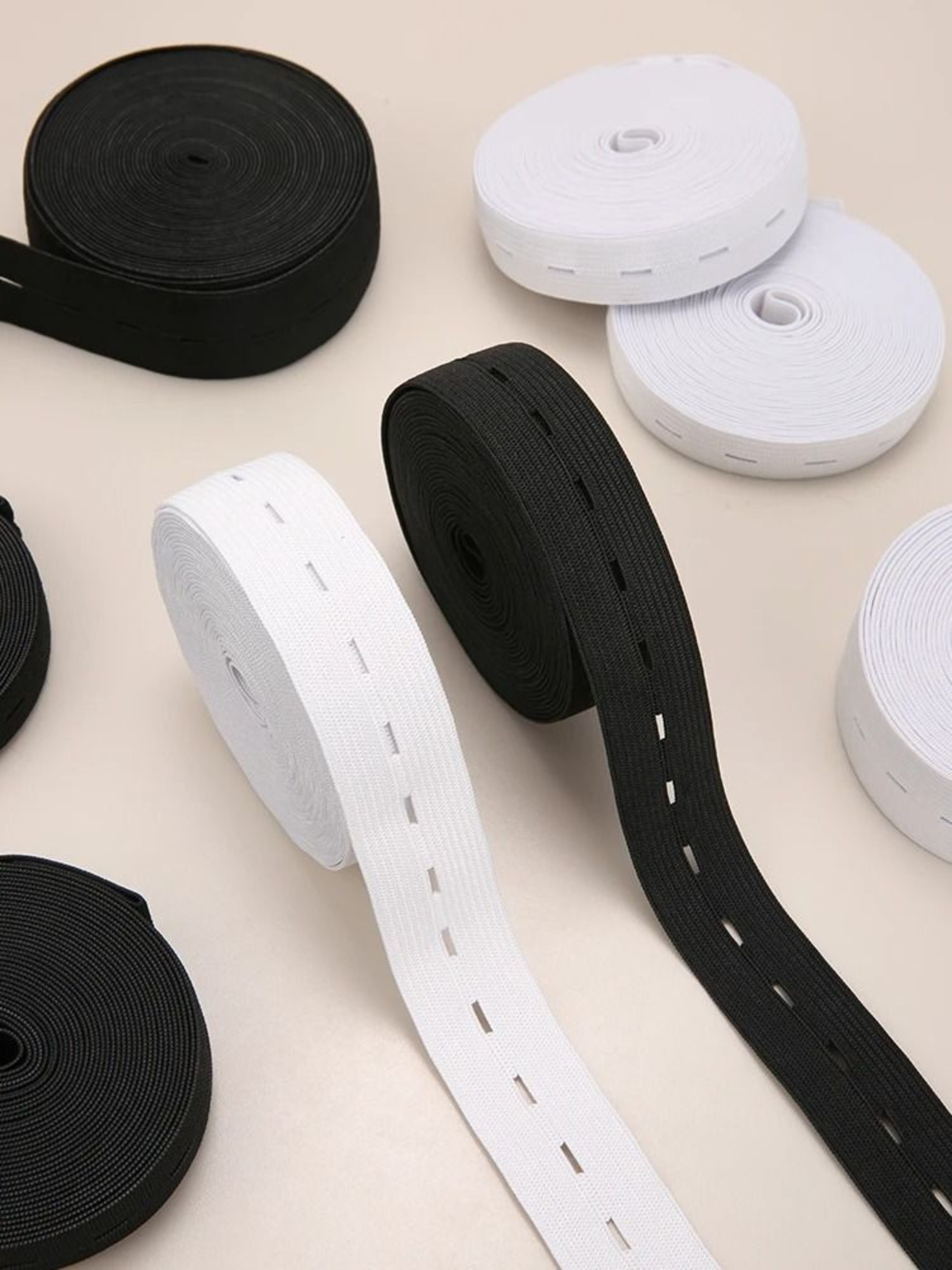 Industrial Standard 5m Button Hole Elastic Belt 1